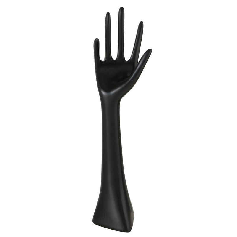 BOLTZE Schmuckständer Hand, in Schwarz, 34 cm, für Ketten, Ringe, Armbänder