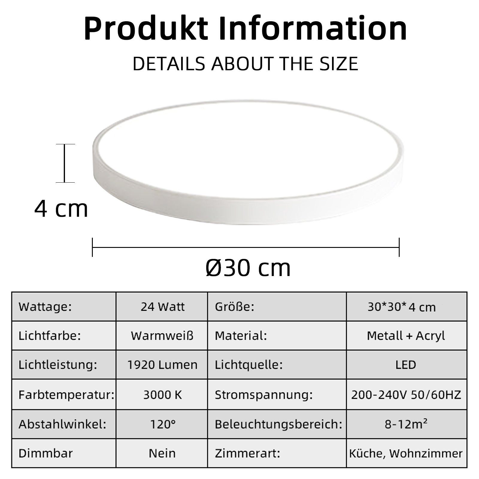 style home LED Deckenleuchte Deckenlampe aus günstig online kaufen