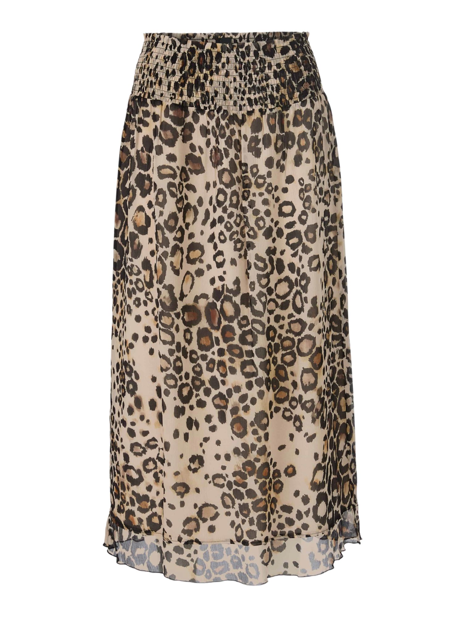 Marc Cain A-Linien-Rock ZC.1 - C - Feminine Rigour bunt,Casual,Viskose,Animalprint,Regular Fit,Mittel
