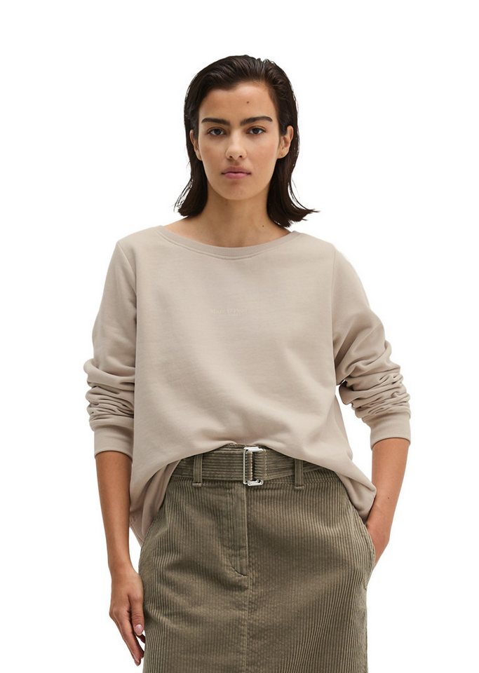 Marc O'Polo Sweatshirt mit gepeachter Oberfläche