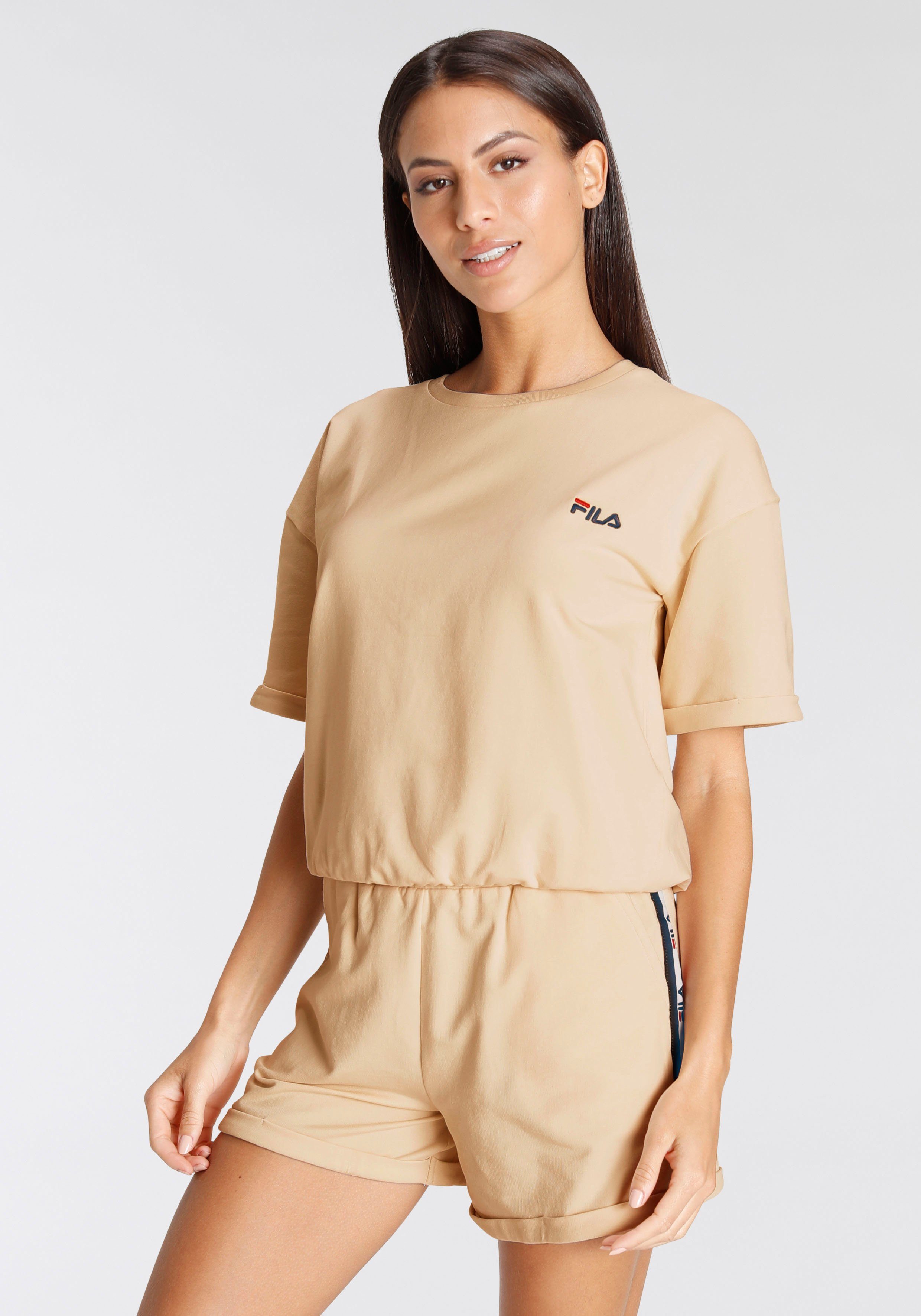 Fila Shorty (Set, 2 mit Details Markenlogo tlg)