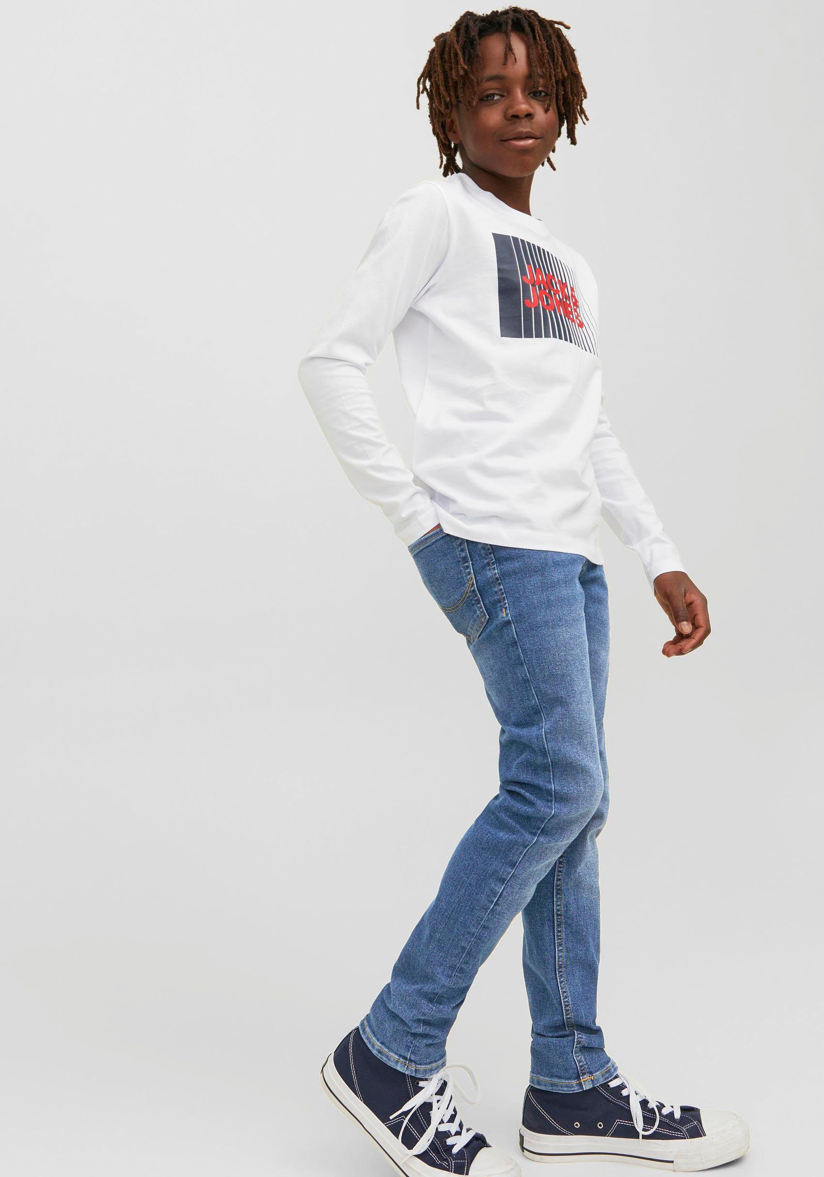 JNR Jones Slim-fit-Jeans NOOS & JJORIGINAL denim 073 JJIGLENN blue Junior MF Jack