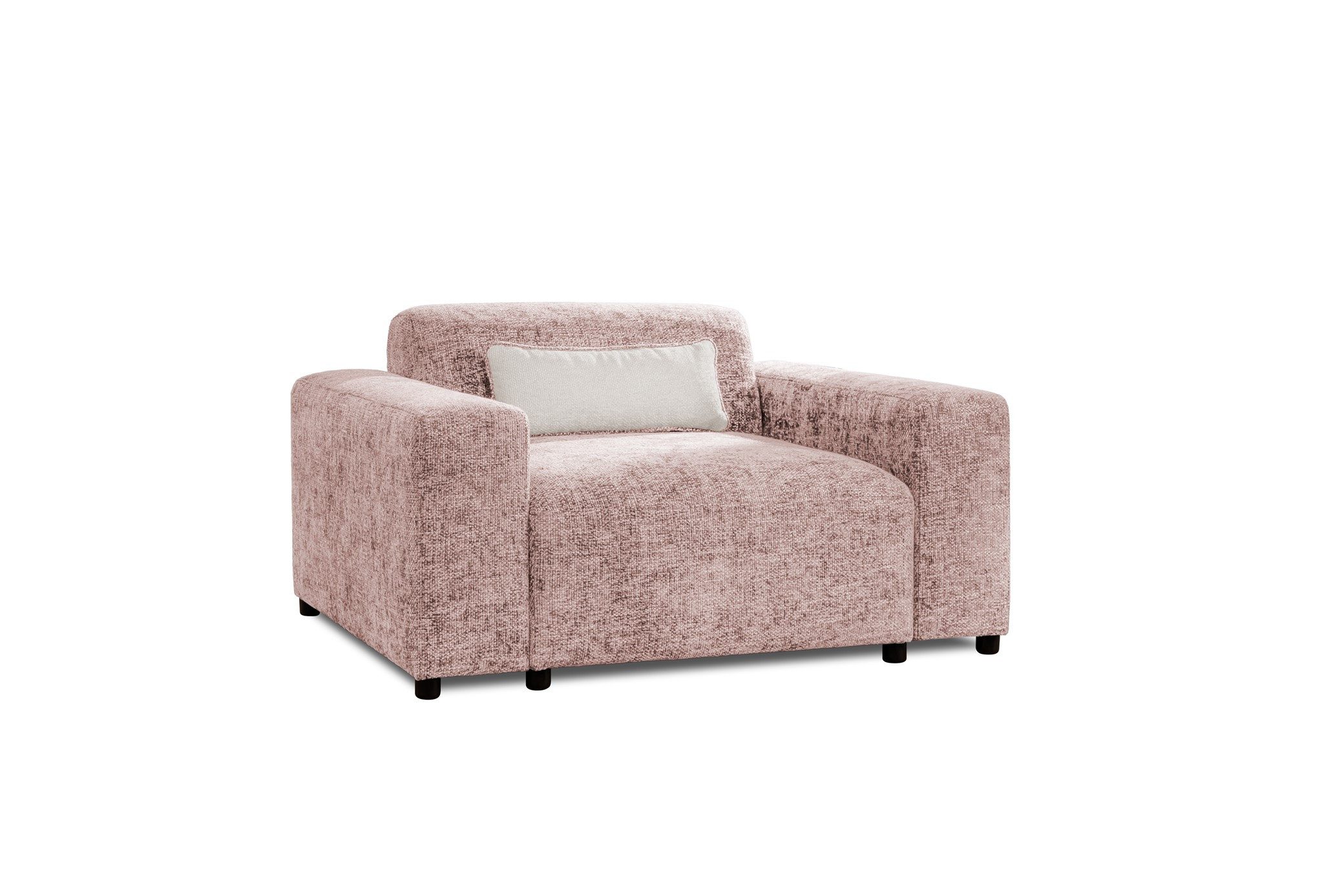 Fun Möbel Sessel Designersessel ROMY in Stoff Enjoy Me, 1 x Zierkissen