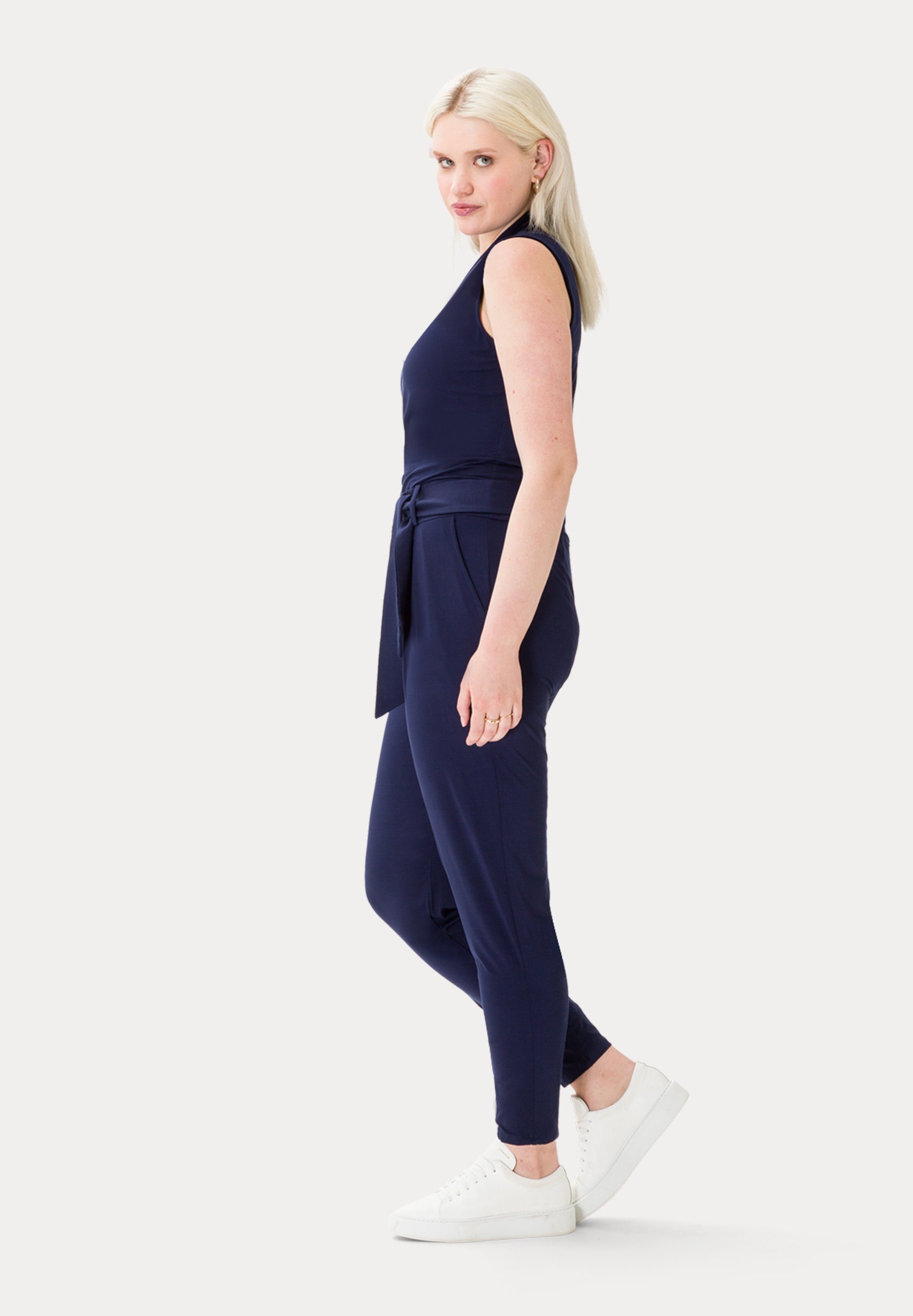 Lunes Les Bambus Jumpsuit navy Stela dark Viskose