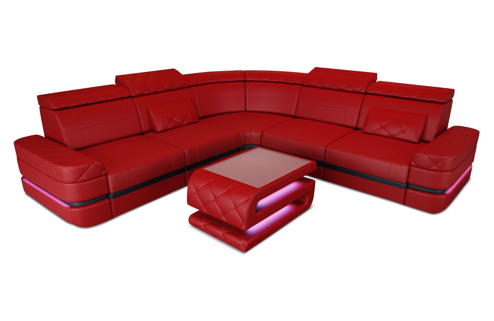 Sofa Dreams Ecksofa Ledersofa Positano L günstig online kaufen