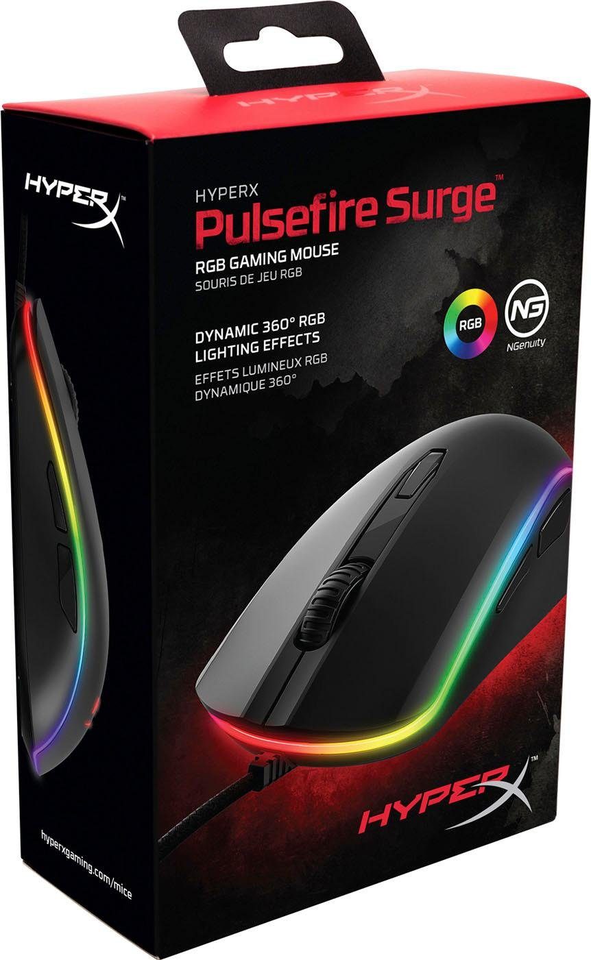 Surge HyperX Gaming-Maus (kabelgebunden) RGB Pulsefire HyperX