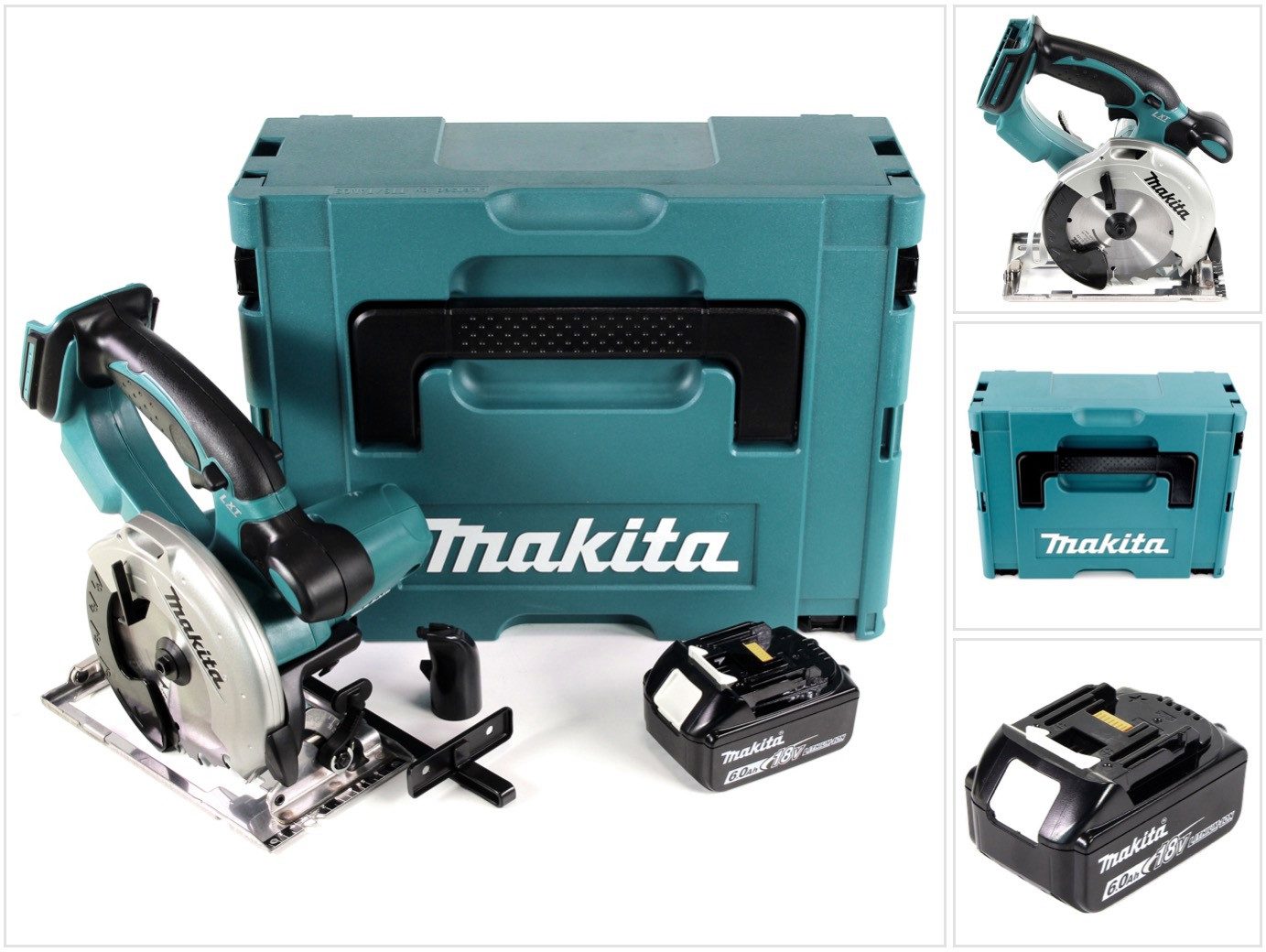 Makita Akku-Handkreissäge DSS 501 G1J 18V 136 mm Li-ion im Makpac + 1x 6,0 Ah Akku - ohne Lader