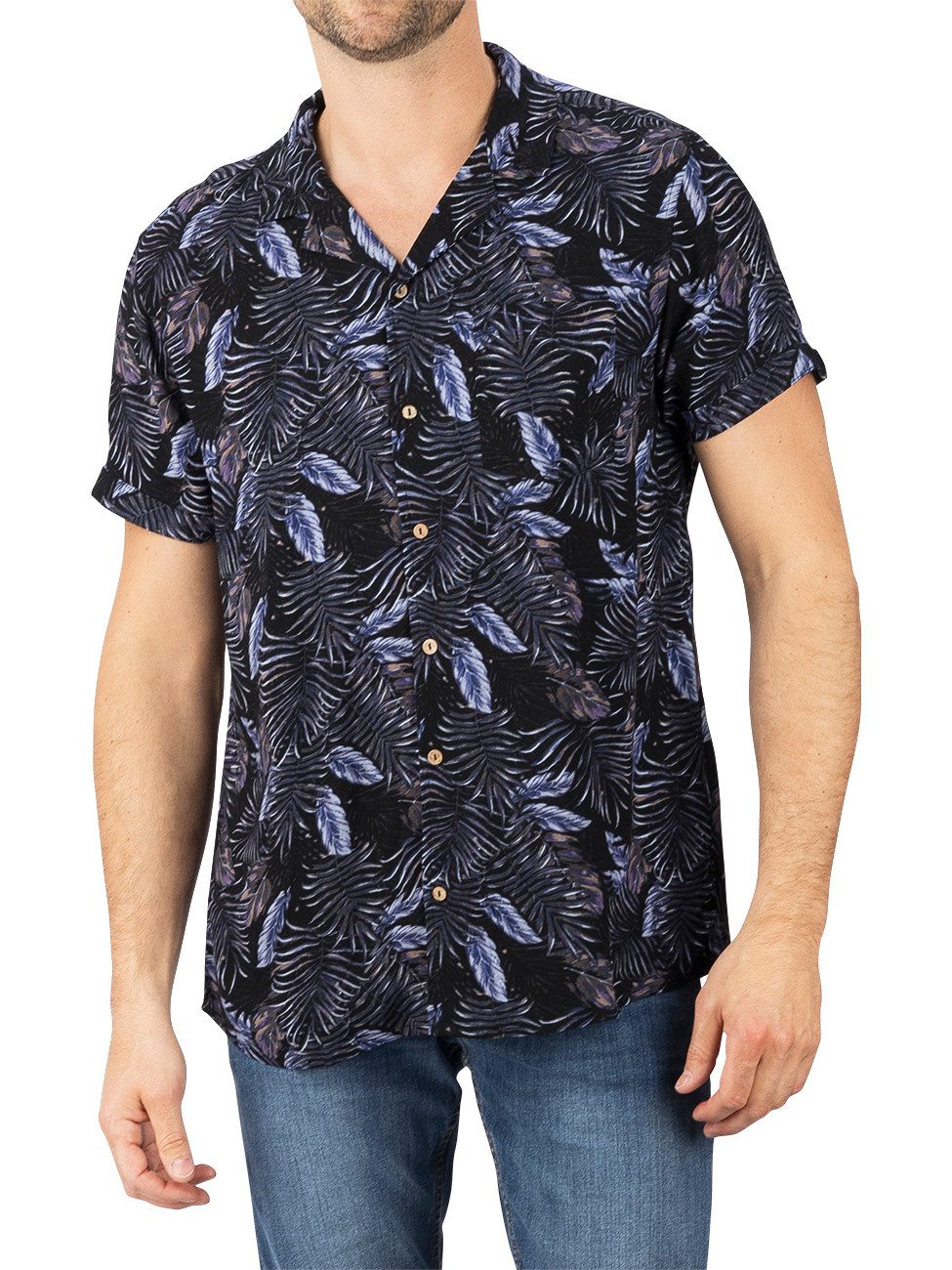 riverso Hawaiihemd Herren Sommerhemd RIVMick Regular Fit (1-tlg)