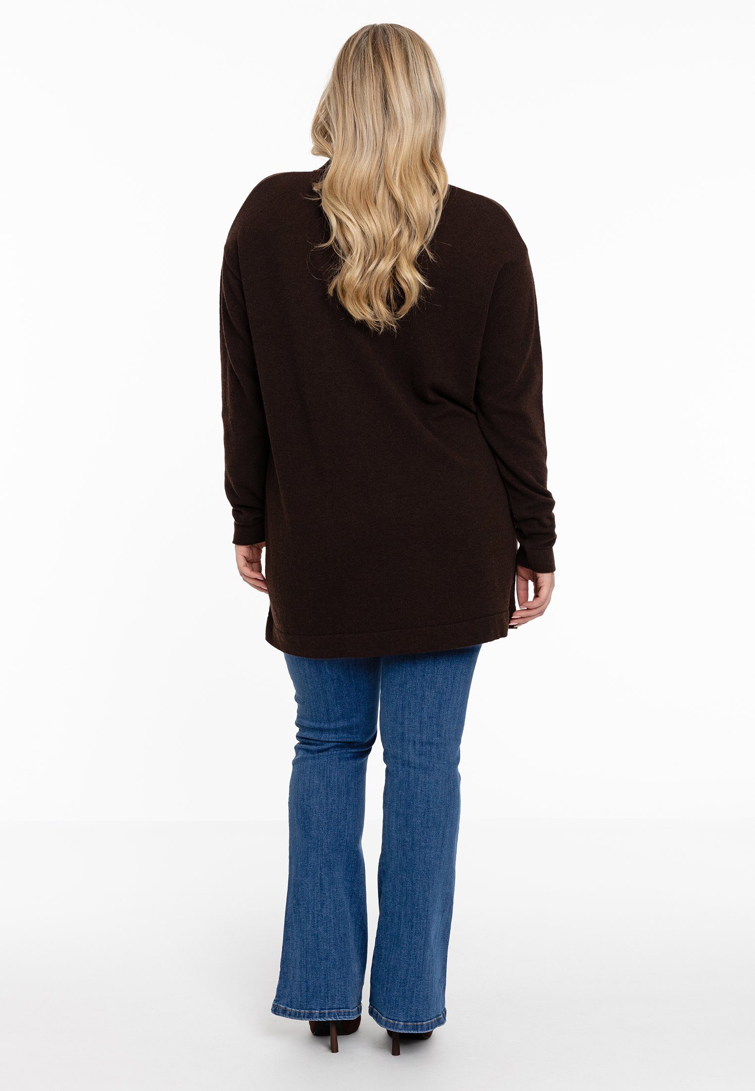 YOEK Longpullover Damen Pullover Große Größen