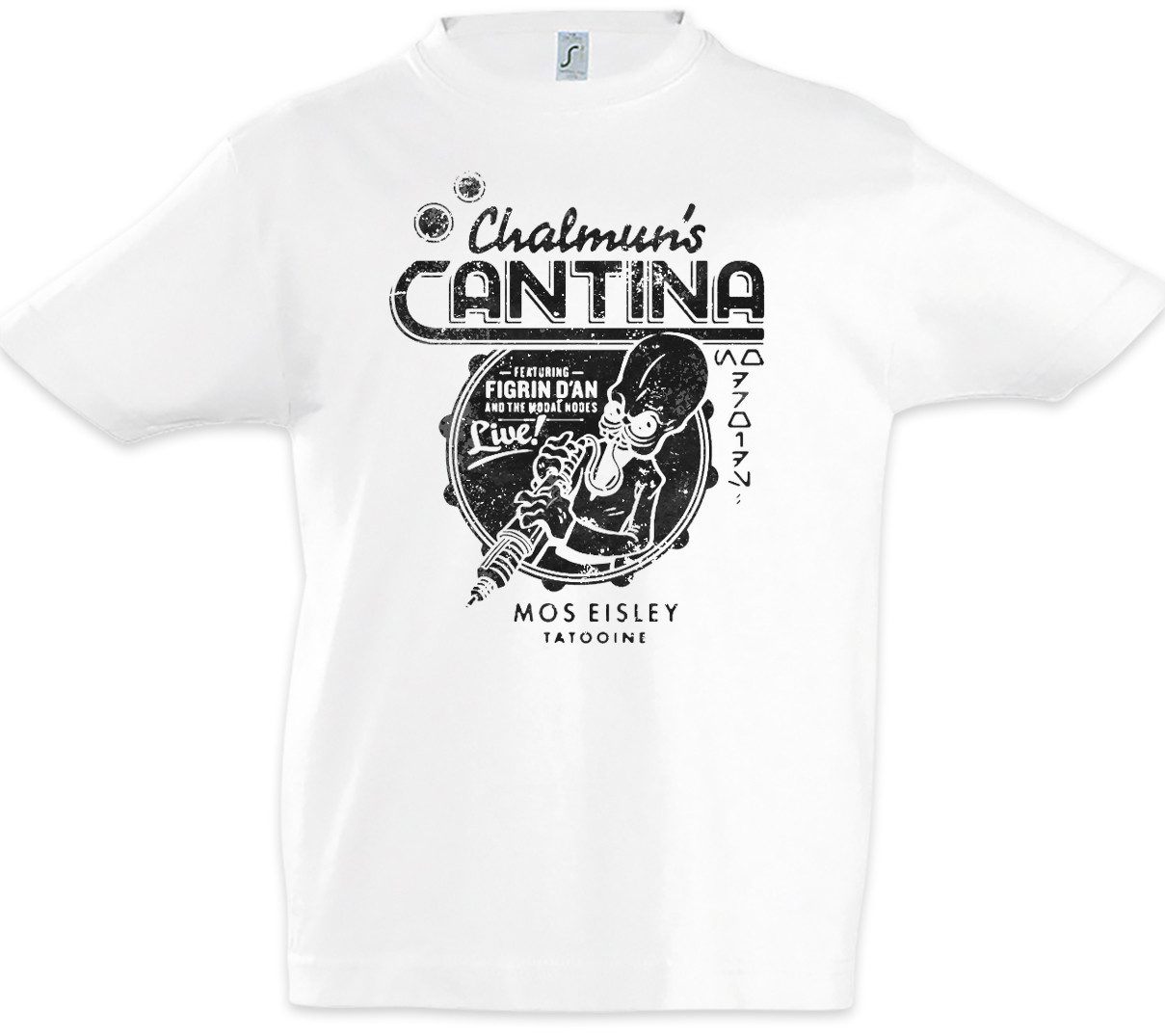 Print-Shirt Chalmun's Cantina Vintage III Kinder T-Shirt Krieg Rebel Star Movie