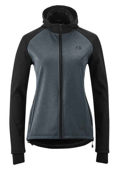 Gonso Radtrikot TARAVO Damen Softshell-Hoodie, Windjacke winddicht und atmungsaktiv