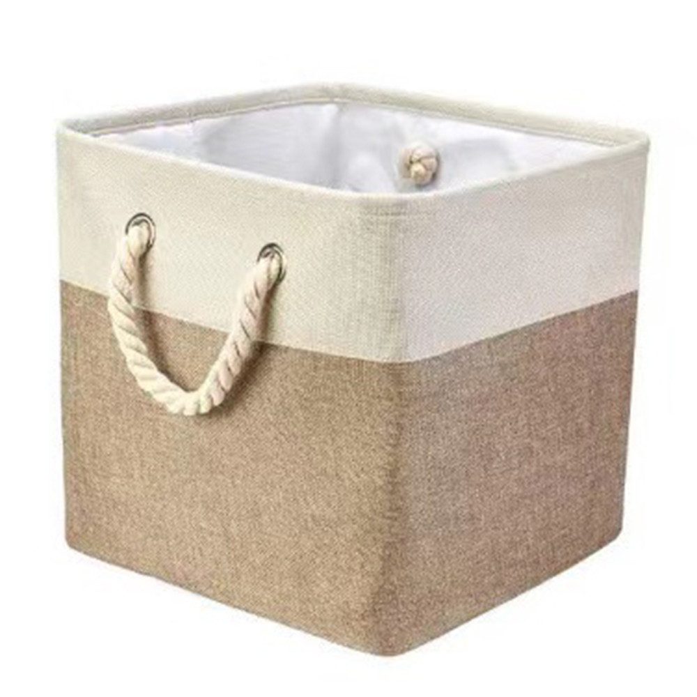 Aufbewahrungsbox 33 x 33 x 33 cm Großer Aufbewahrungskorb, Korb Aufbewahrung