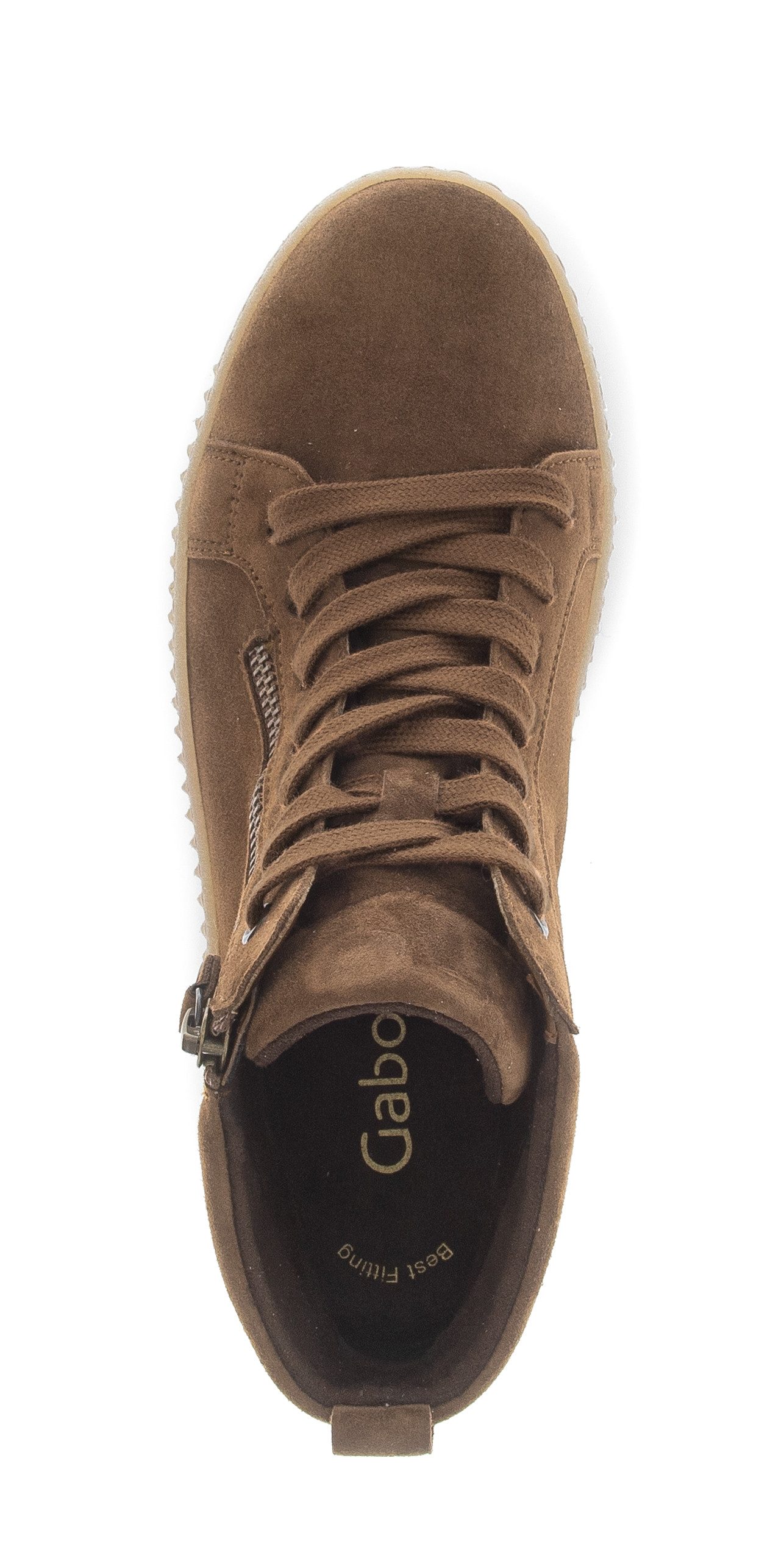 Gabor Sneakerboots, Plateau, Stiefelette, Schnürboots mit Ziernähten