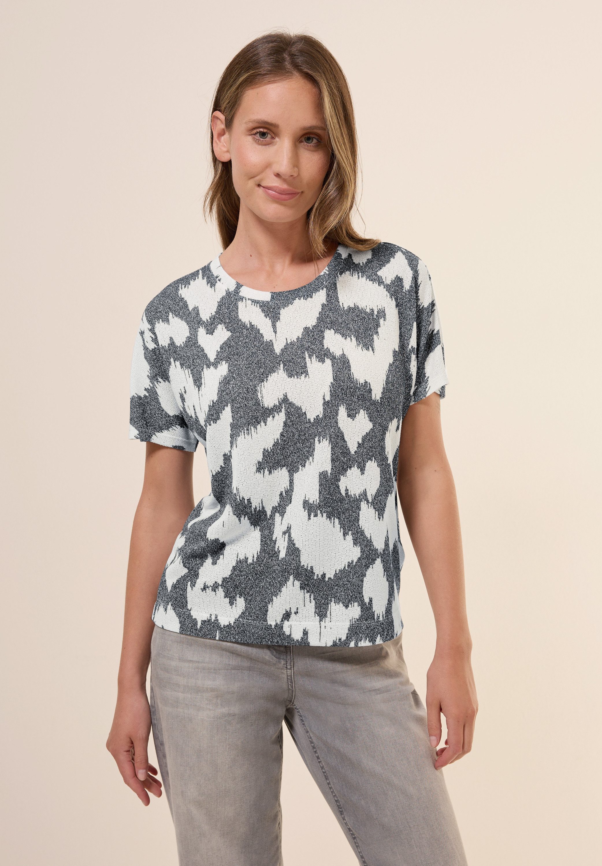 CECIL Rundhalsshirt mit Rundhalsausschnitt günstig online kaufen