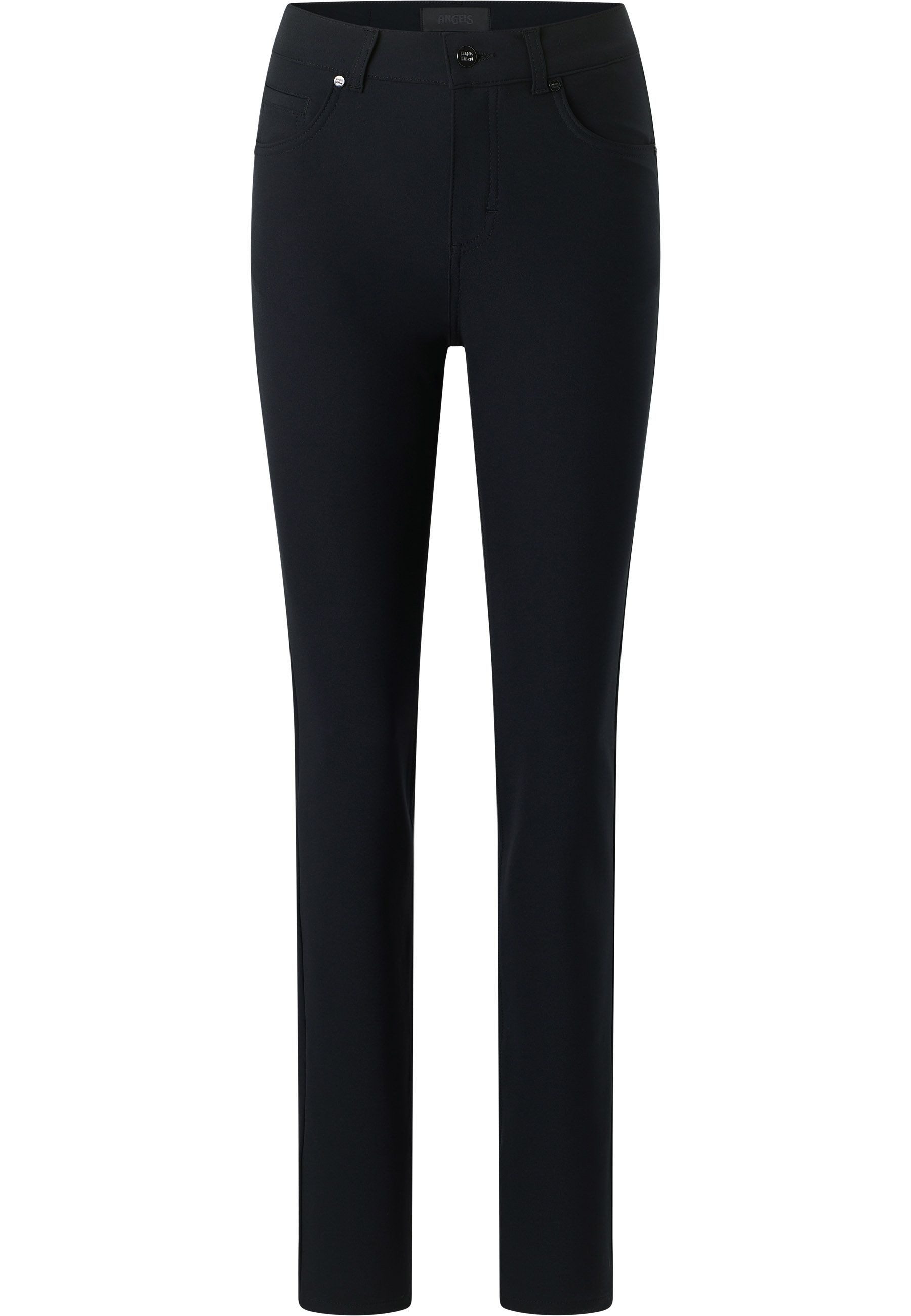 Stoffhose Angels Damen Hose 5 Pocket Style - schwarz
