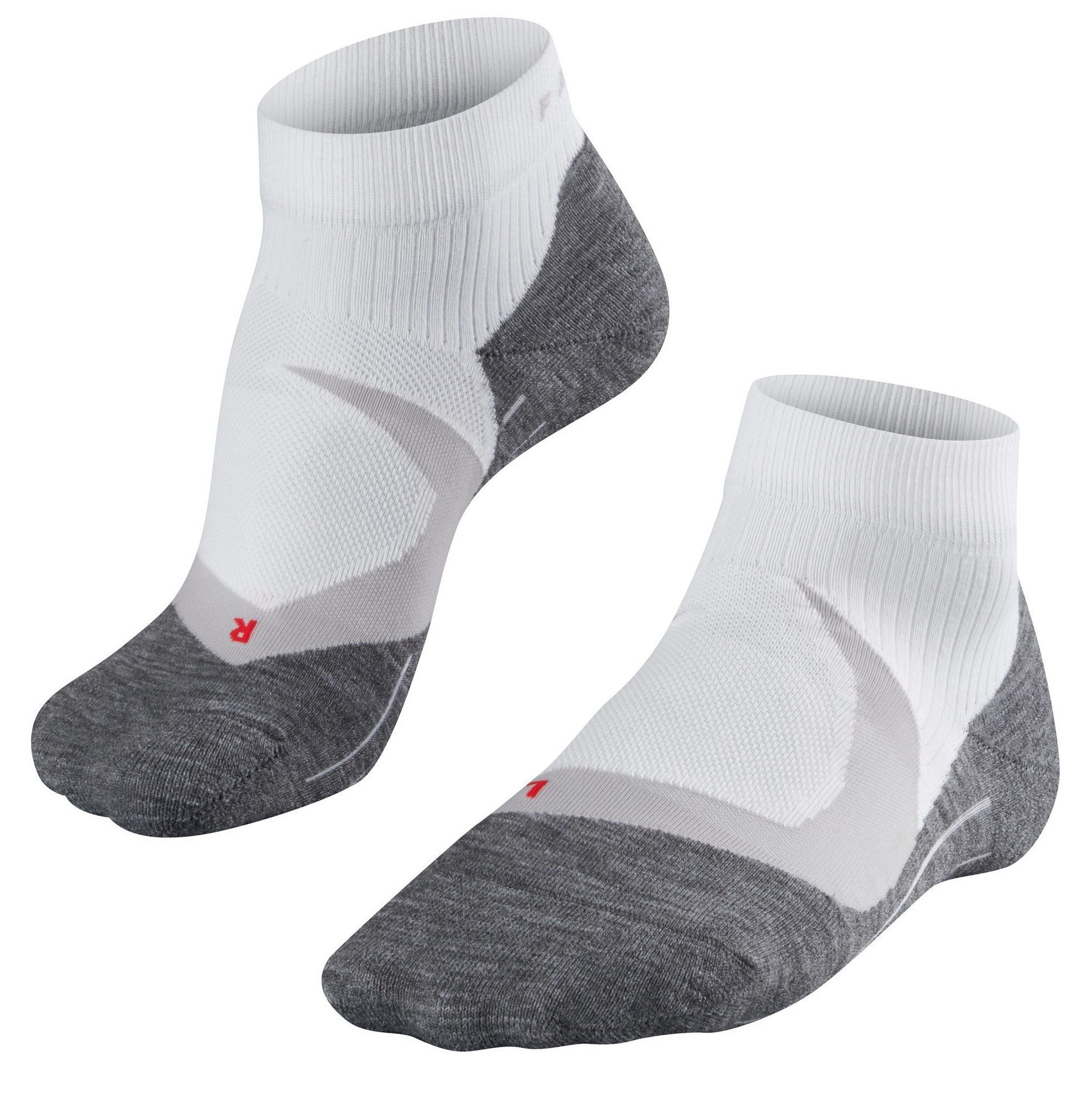FALKE Laufsocken RU4 Cool Short (mittelstarke Polsterung, kühlend) weiss/grau Herren
