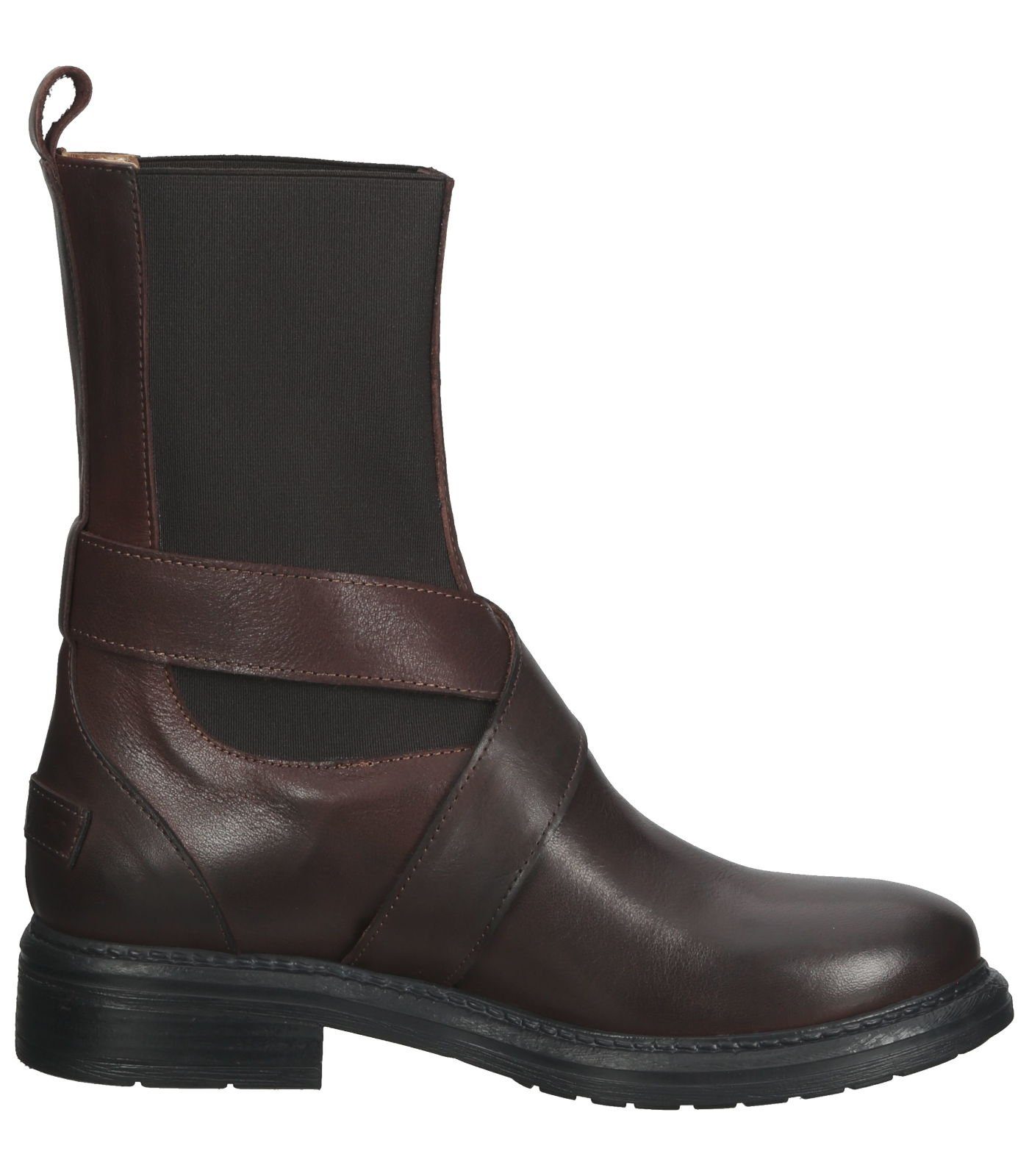 Leder Shabbies Stiefel Amsterdam Stiefel Dunkelbraun