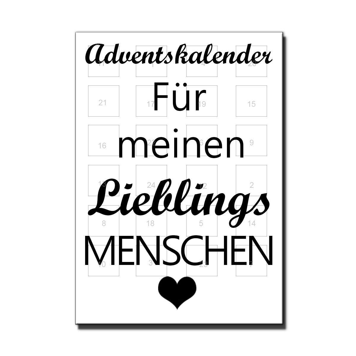 Lieblingsmensch Adventskalender Für meinen Lieblingsmenschen