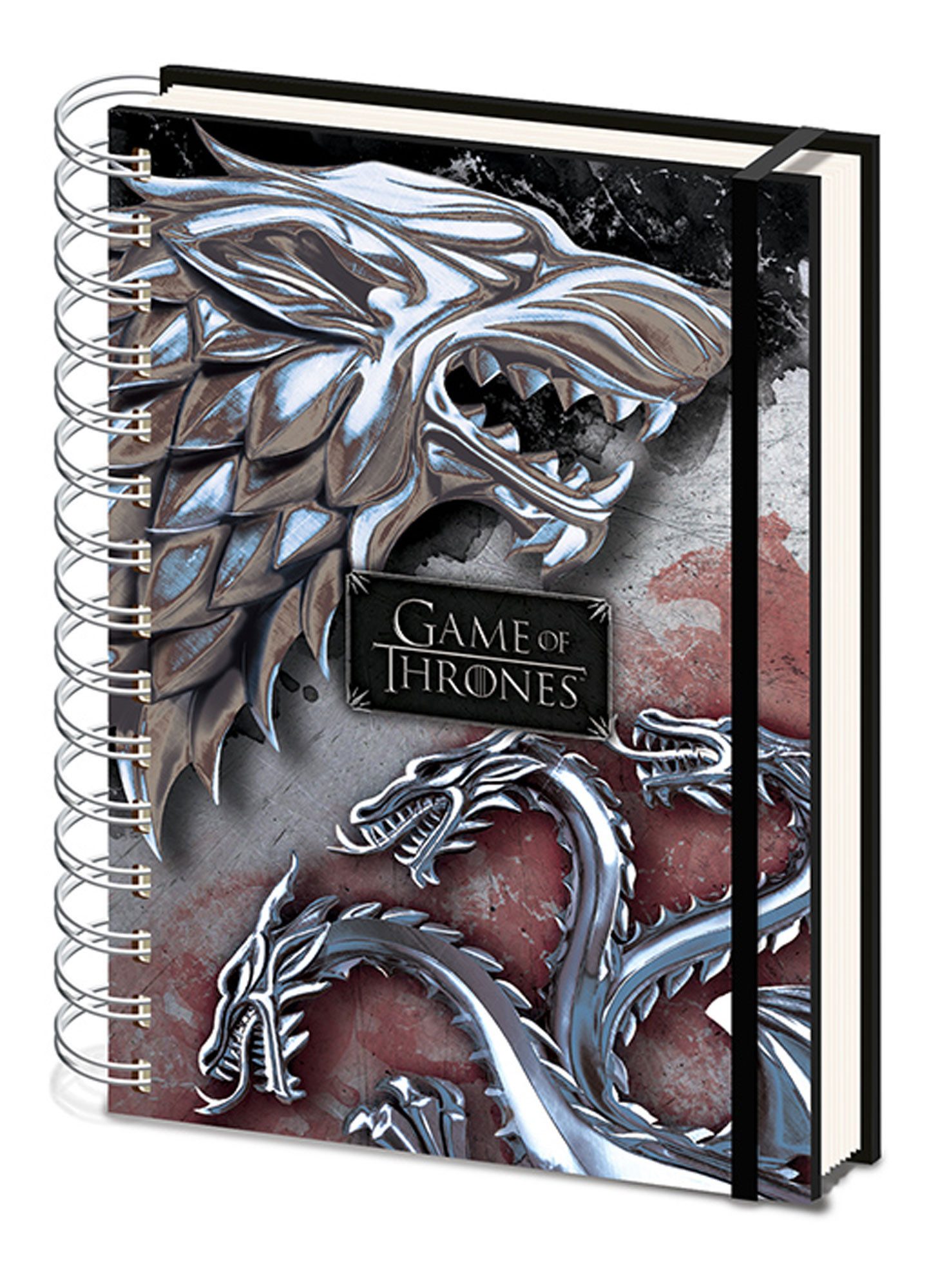 Notizbuch Game of Thrones - Notizbuch - Stark & Targaryen - Wappen