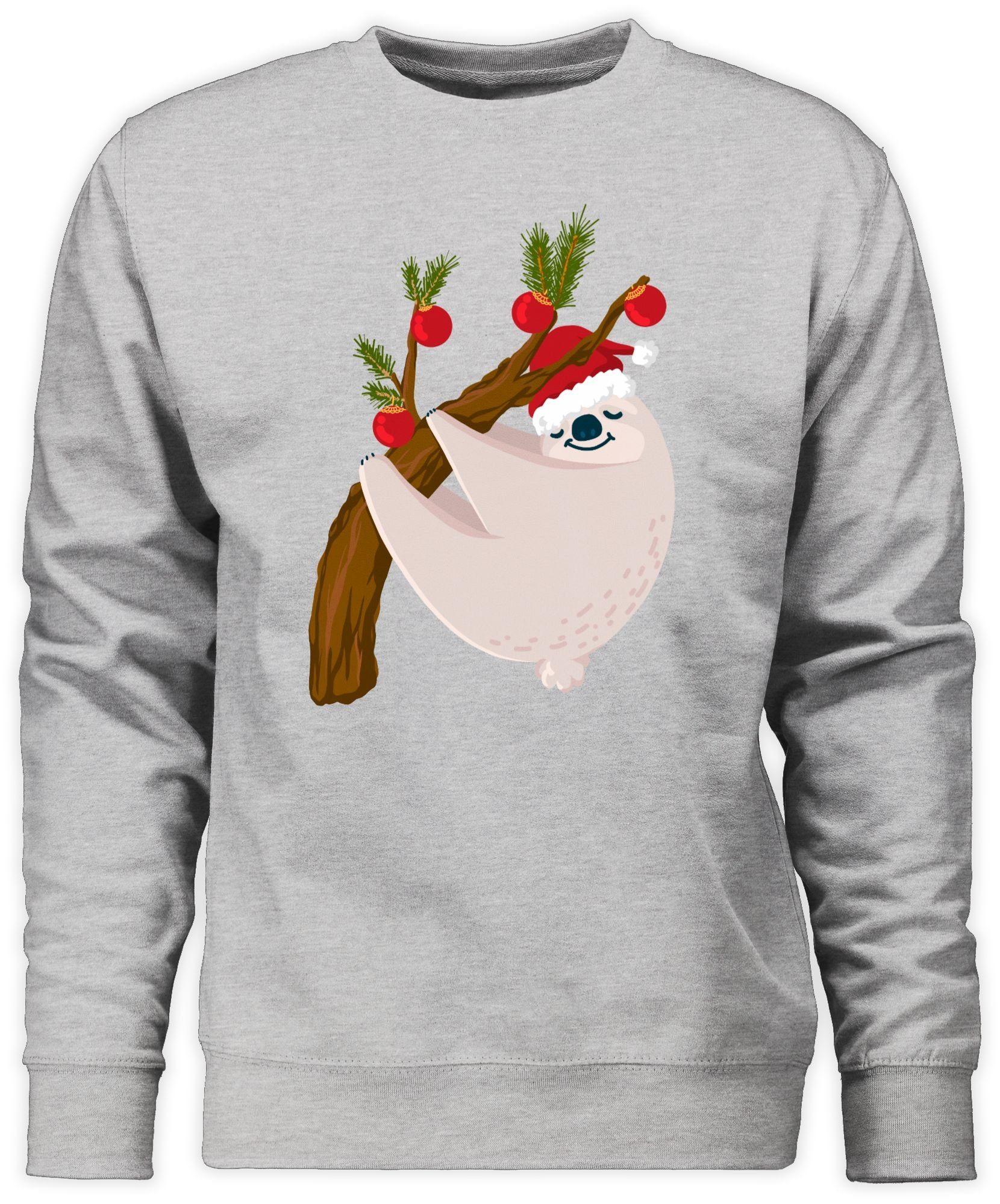 Sweatshirt Faultier Weihnachten
