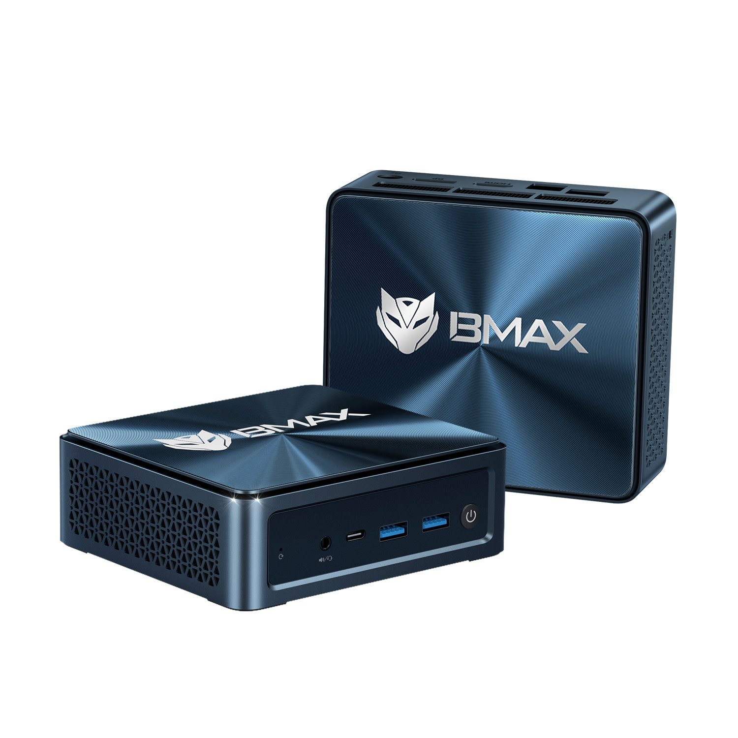 BMAX Intel Core Ultra 5 115U, 16GB, 512GB SSD, Windows 11 Pro Mini-PC (Intel Core Ultra 5, Intel Graphics, 16 GB RAM, 512 GB SSD, Kleiner 4K-Mini-PC mit HDMI 2.1/DP/USB-C, WiFi 6, Bluetooth 5.2)