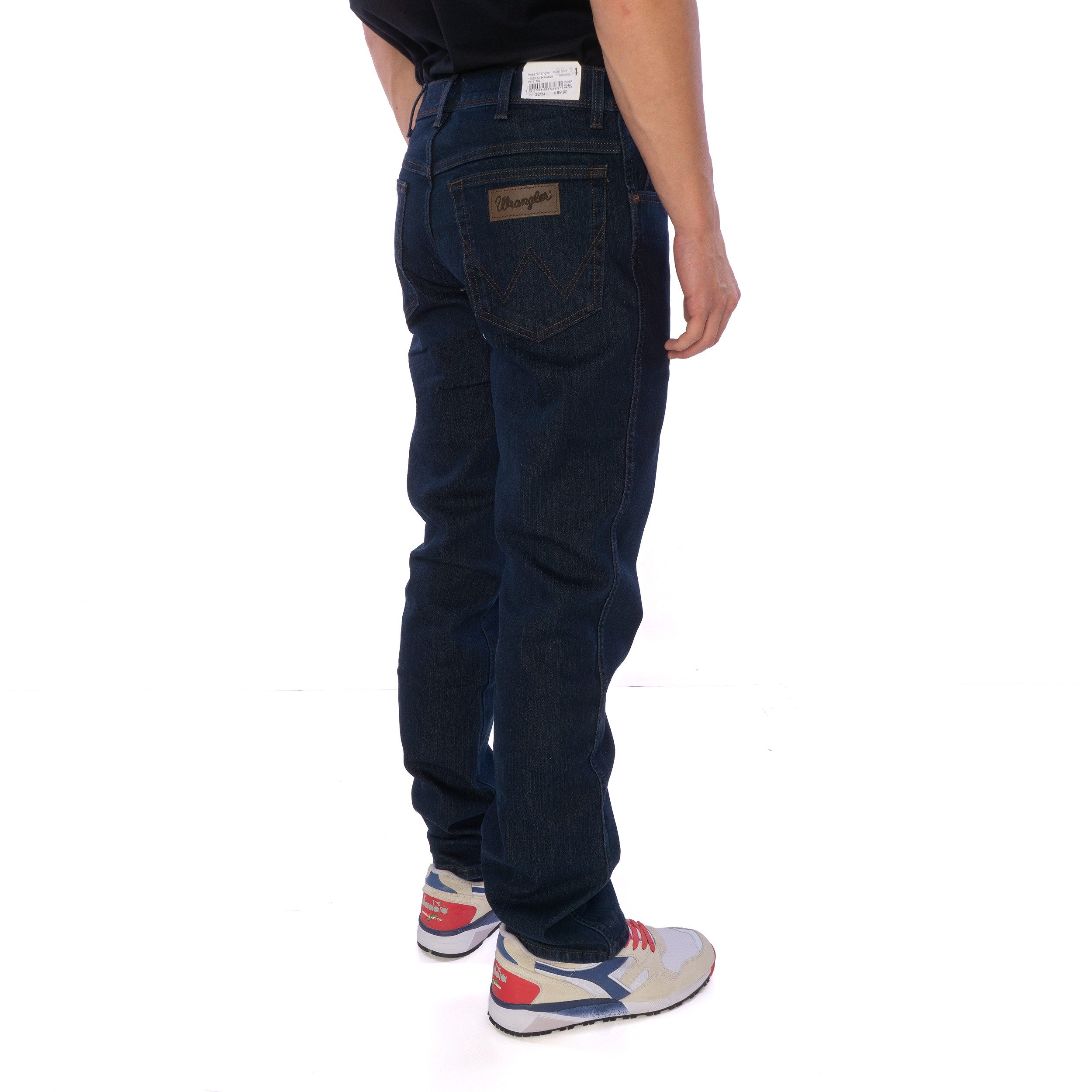 Wrangler Regular-fit-Jeans Hose Wrangler Texas blue black