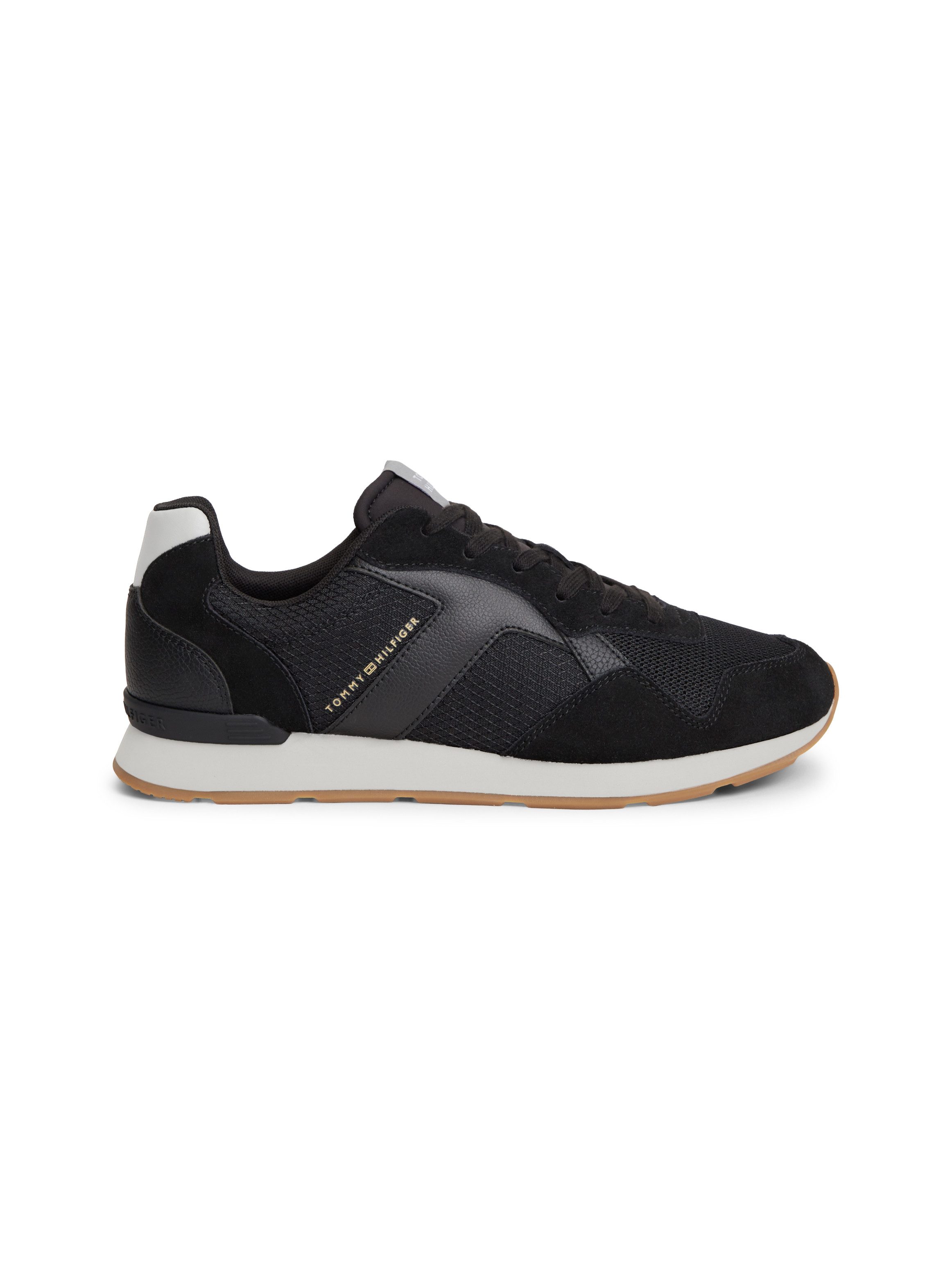 Tommy Hilfiger T HILFIGER CORE MIX RUNNER Sneaker Schnürschuh, Halbschuh, Freizeitschuh mit Kontrastbesätzen