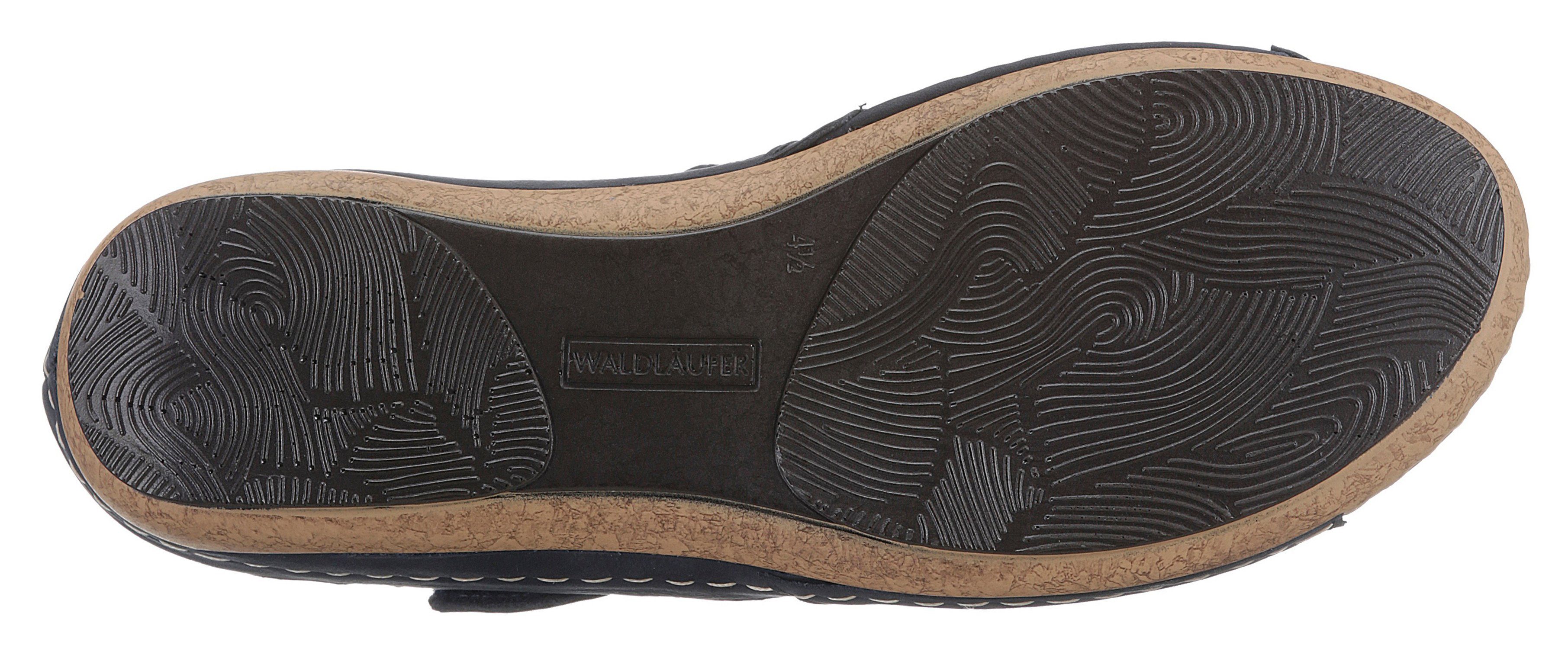 Waldläufer Heliett-Soft Sandalette, Sommerschuh, Sandalette, Keilabsatz, mit Strasssteine, H-Weite