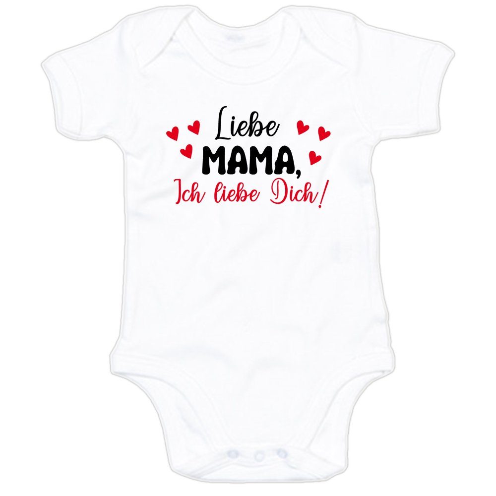 Kurzarmbody Liebe Mama, ich liebe Dich!