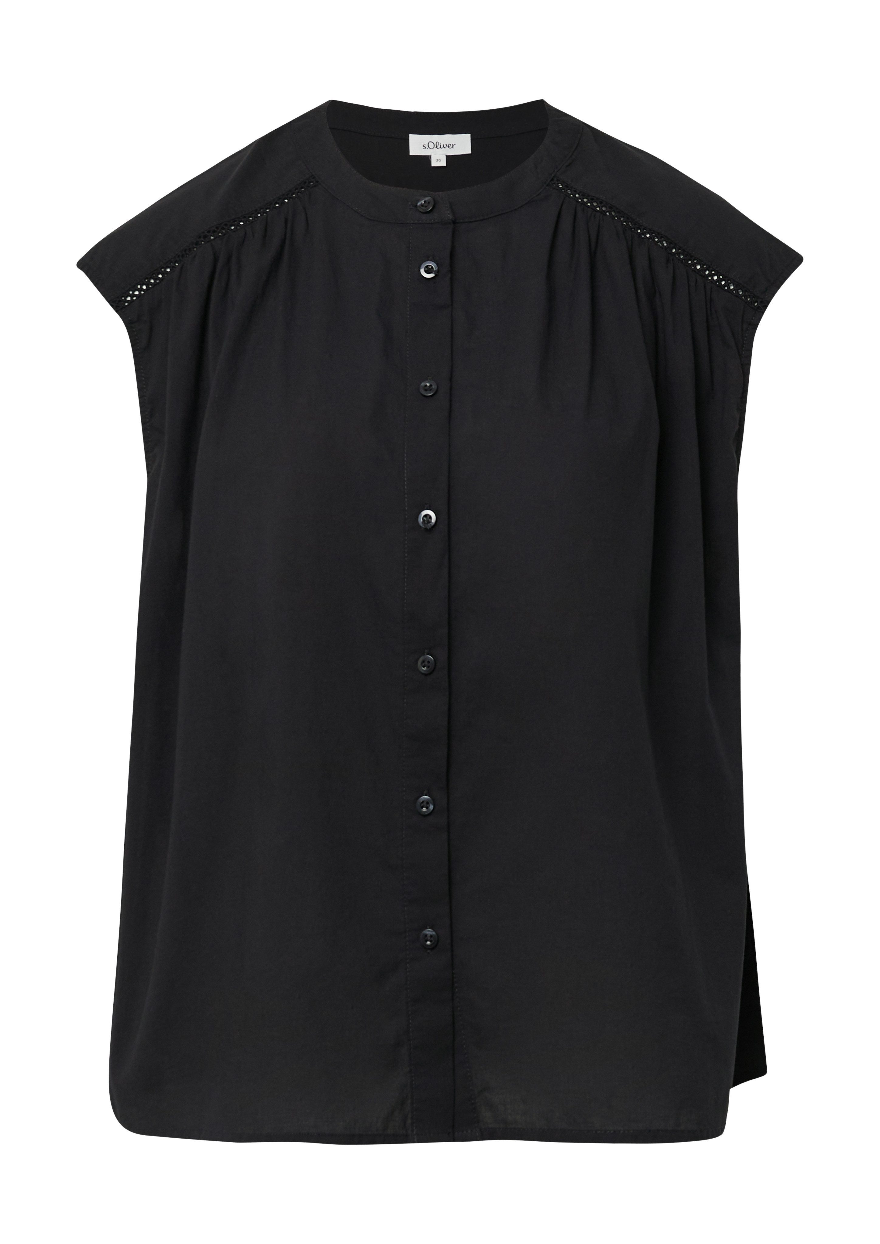 s.Oliver Blusentop mit Spitzen Detail