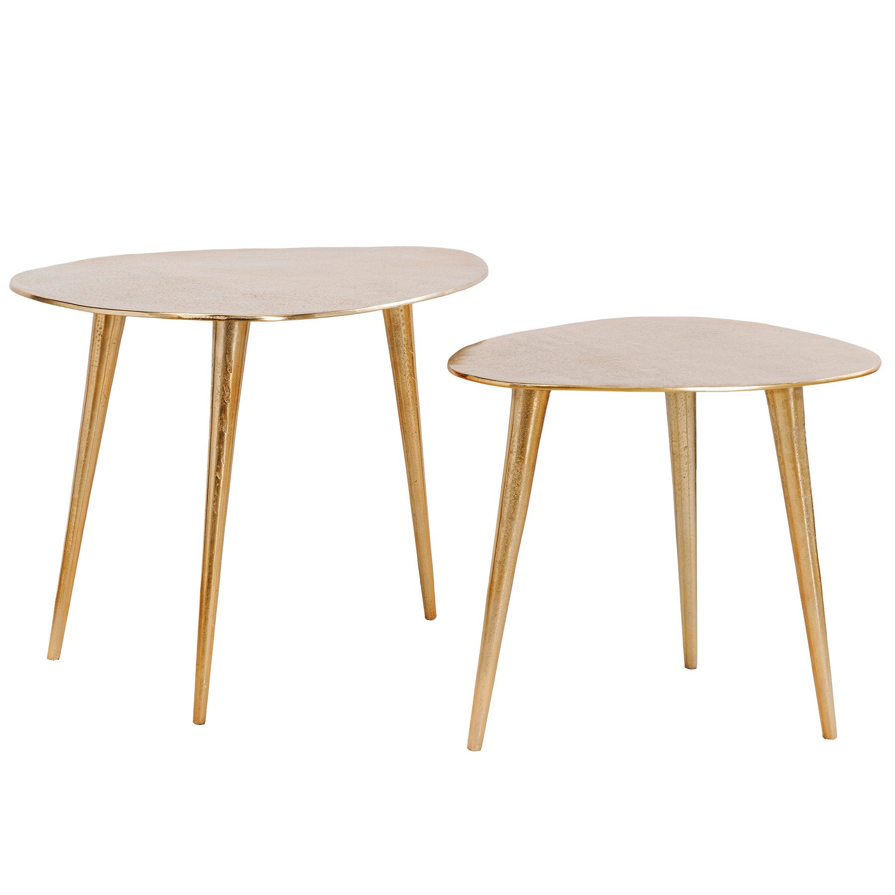 riess-ambiente Couchtisch ELEMENTS 50cm gold (Set, 2-St), Wohnzimmer · Meta günstig online kaufen