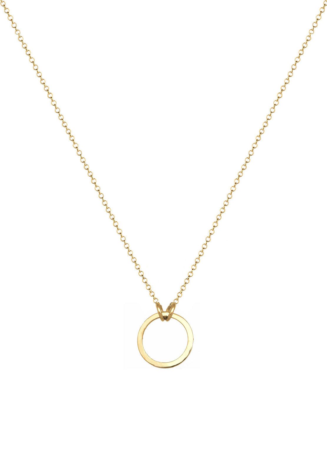 Elli Kette mit Anhänger Charmträger 925 Sterling Silber vergoldet, Charmträ günstig online kaufen