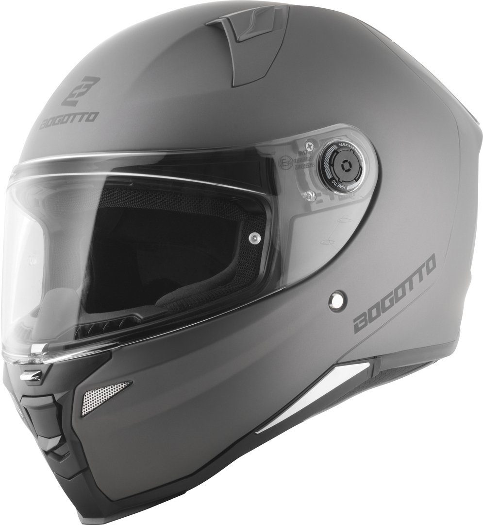 Bogotto Motorradhelm FF110B Helm, reflektierende, Pinlock, Schnellwechselvisier, Ratschenverschluss, E