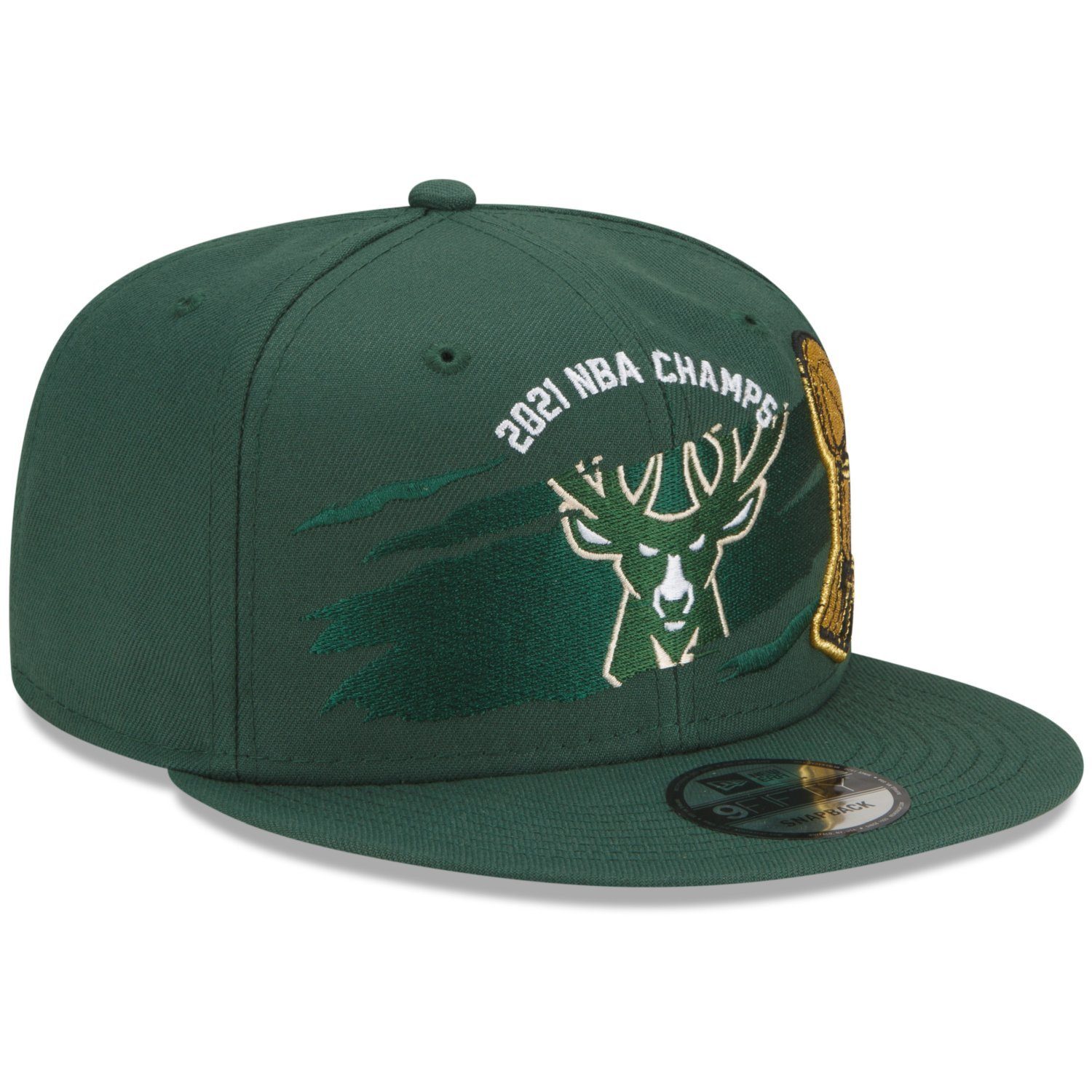 New Era Snapback Cap 9Fifty CHAMPSIONS 2021 Milwaukee Bucks günstig online kaufen