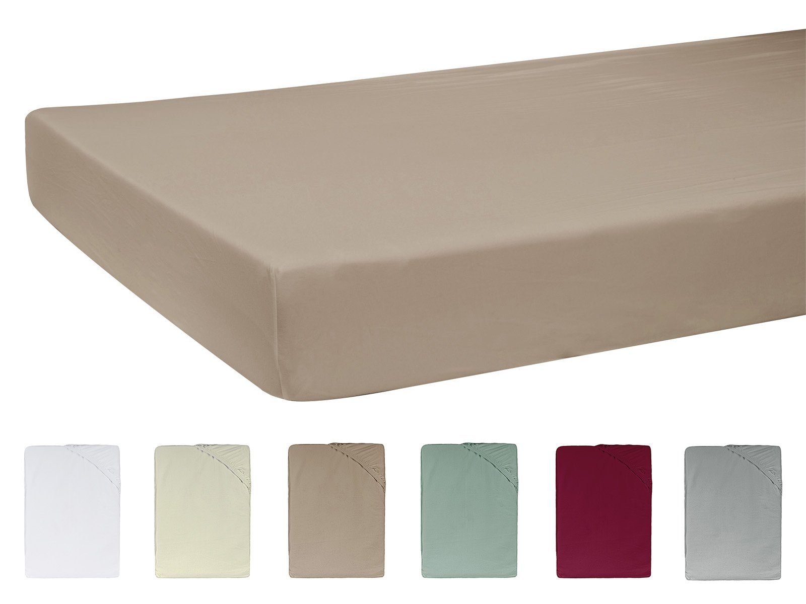 beties Spannbettlaken BasicSoft, Jersey, Gummizug: rundum, (1 Stück), Baby-Spannbetttuch 40x90 für Stubenwagen, Babywiege, Beistellbett usw.