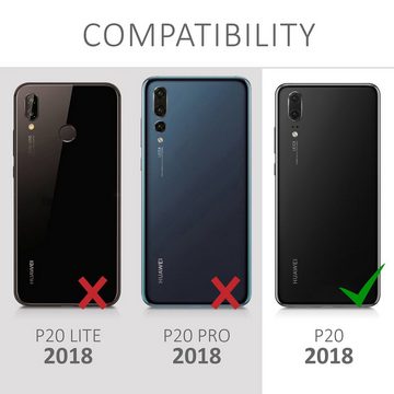 kwmobile Handyhülle Hülle für Huawei P20, Hülle Silikon gummiert - Handyhülle - Handy Case Cover