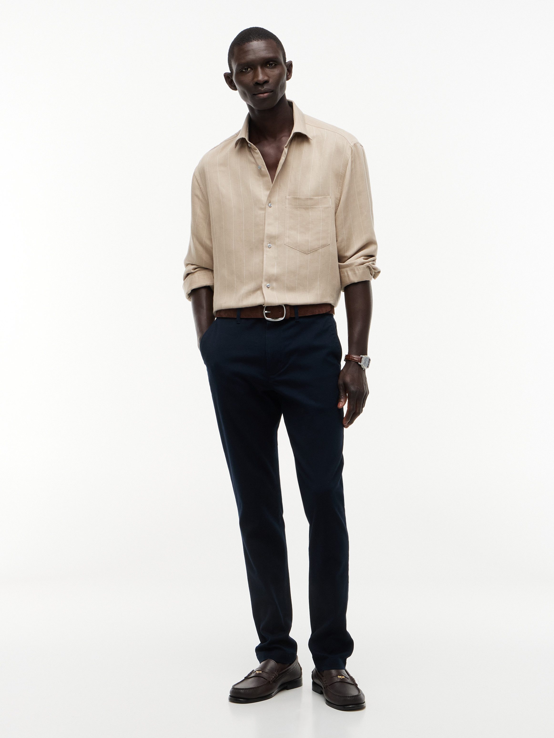 Tommy Hilfiger Chinohose BLEECKER OPEN STRUCTURE aus Stretch-Baumwolle, Slim Fit – Bild 2 von 5