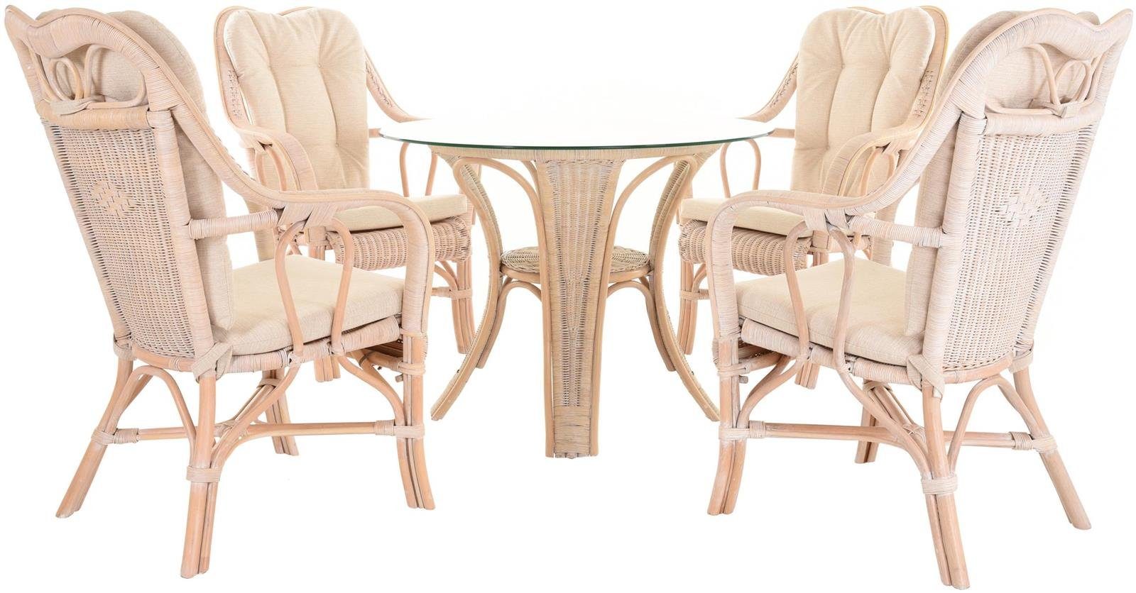 Krines Home Sitzgruppe Rattangruppe Wintergartenset Wintergarten günstig online kaufen