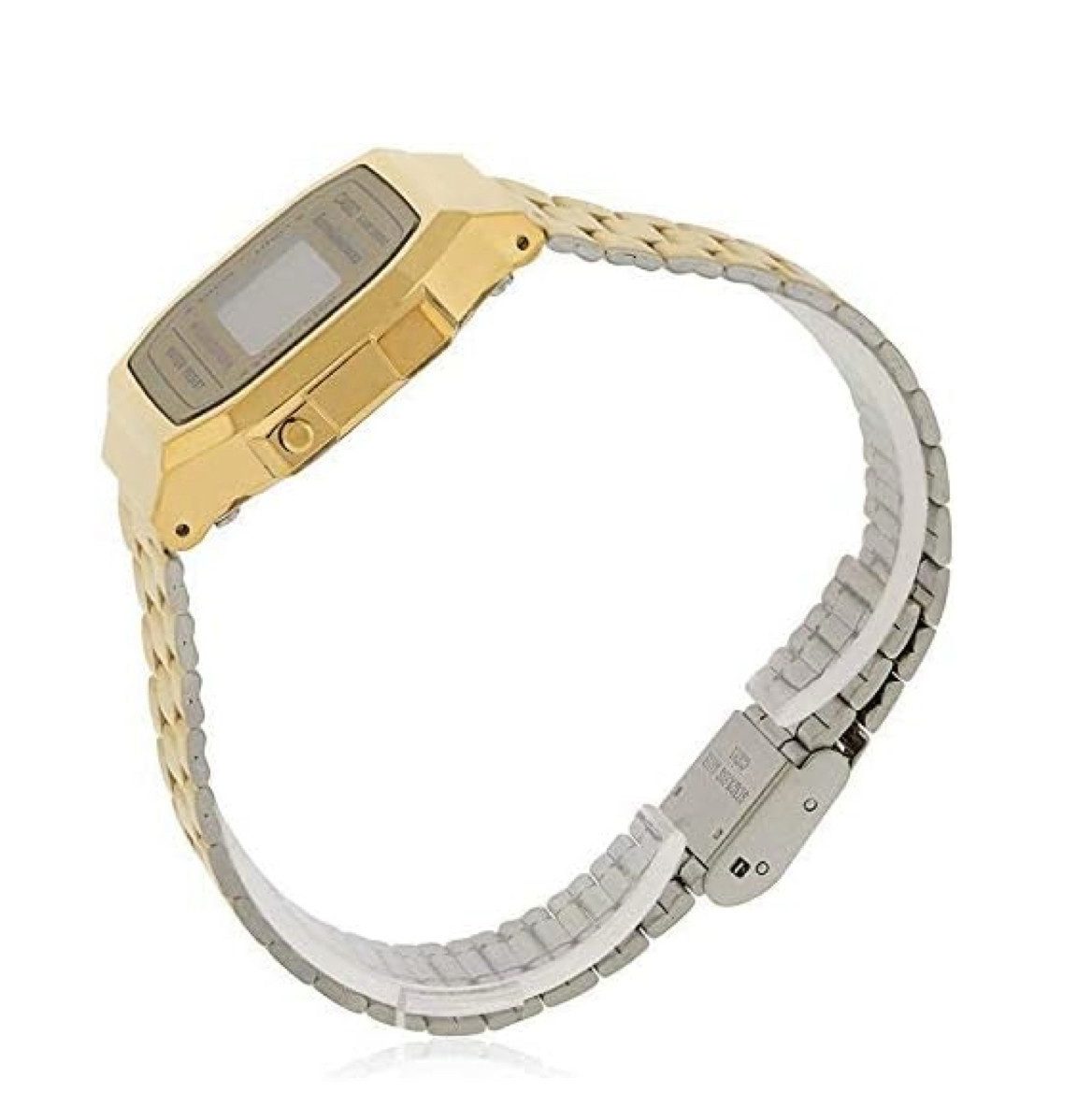 CASIO Uhrenarmband Casio Unisex Digital Uhr mit Edelstahl Armband A168WG-9WDF