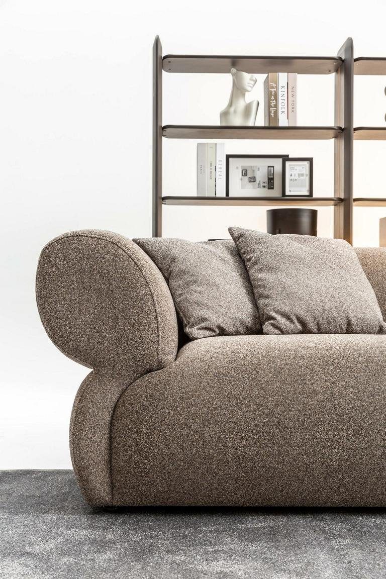 2x Made Sessel), in Stoff Wohnzimmer-Set Couch Wohnzimmermöbel Sofa Sofa + Sofas, Sitzer JVmoebel Moderne (Nur 5+3 Polstergruppe Europe