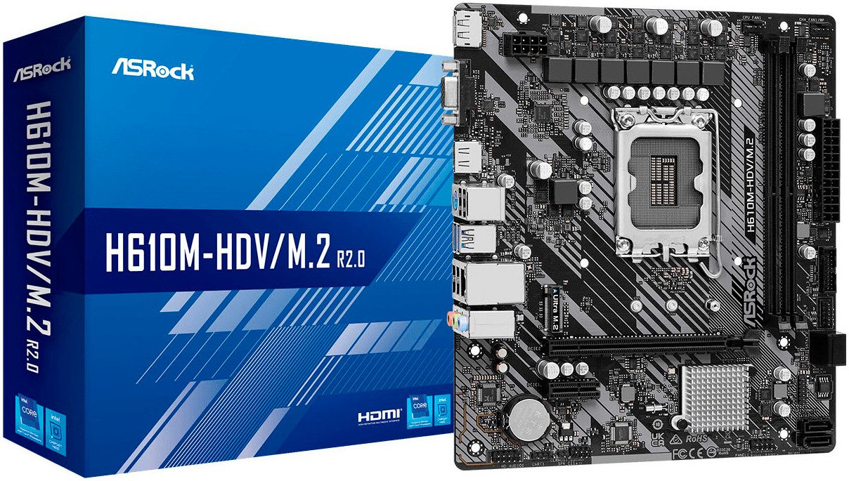 Asrock H610M-HDV/M.2 R2.0 Mainboard