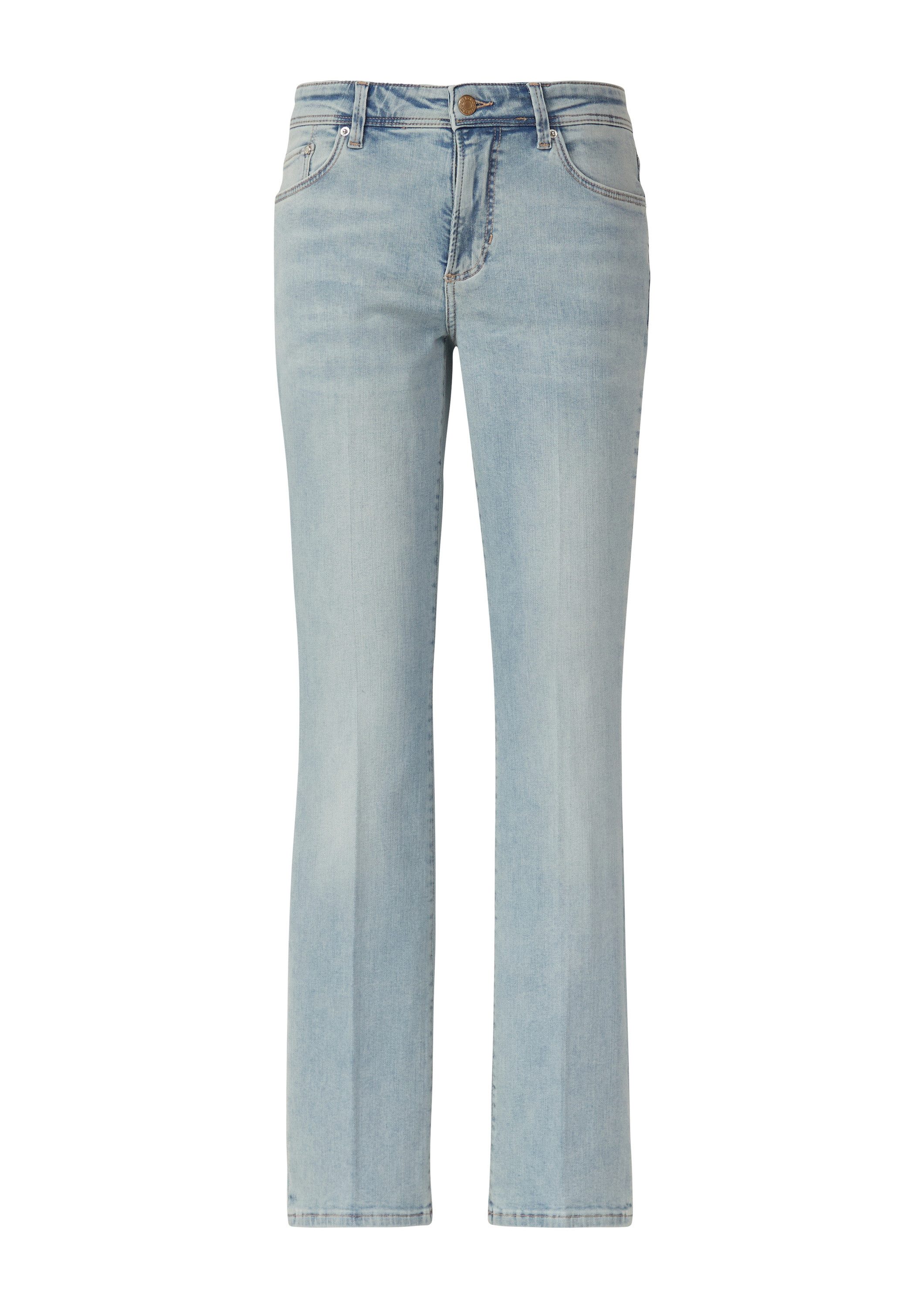 s.Oliver Bootcut-Jeans Jeans-Hose BEVERLY Jeans Beverly / Slim Fit / Mid Ri günstig online kaufen
