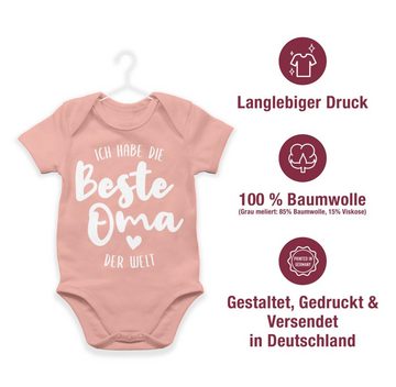 Shirtracer Shirtbody Ich habe die beste Oma der Welt Strampler Baby Mädchen & Junge