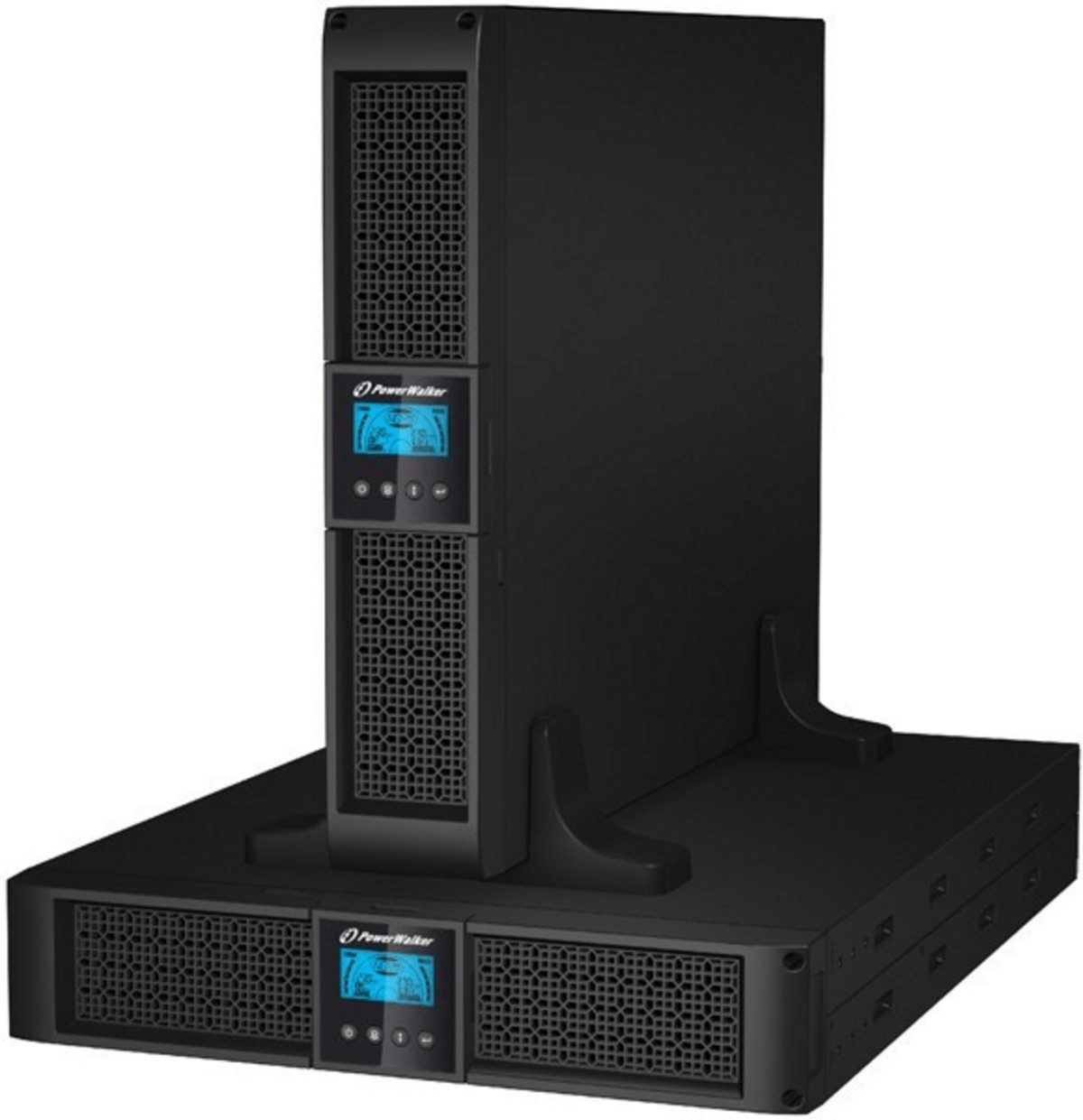 Serverschrank PowerWalker Line-Interactive reine Sinuswelle 19" 3000VA UPS