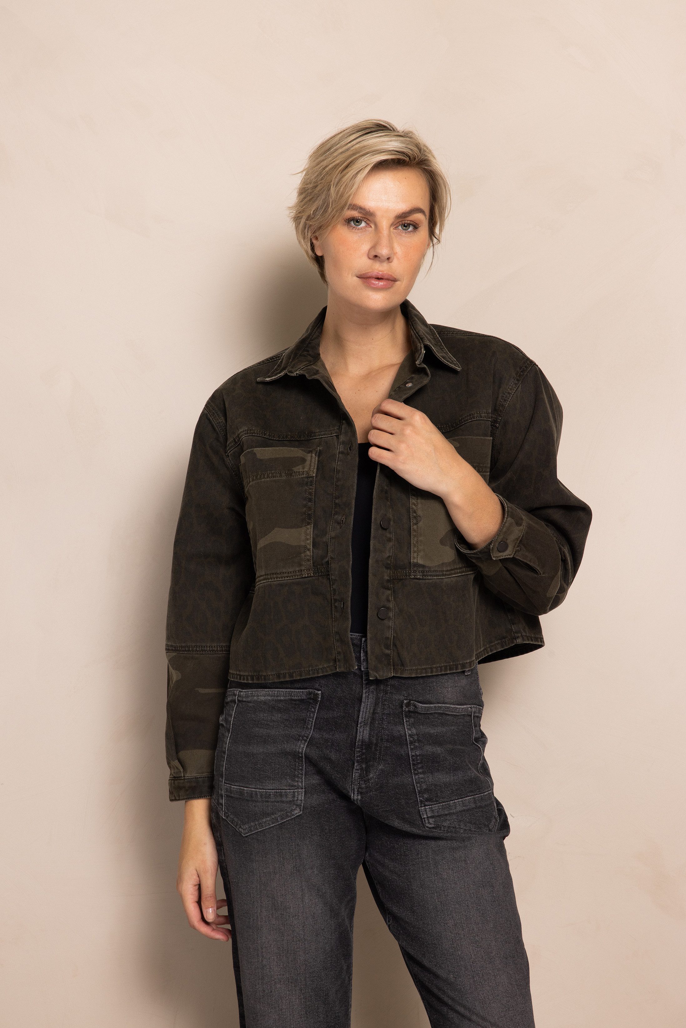 Zhrill Blouson ZHLOUIE mit Animal-Print günstig online kaufen