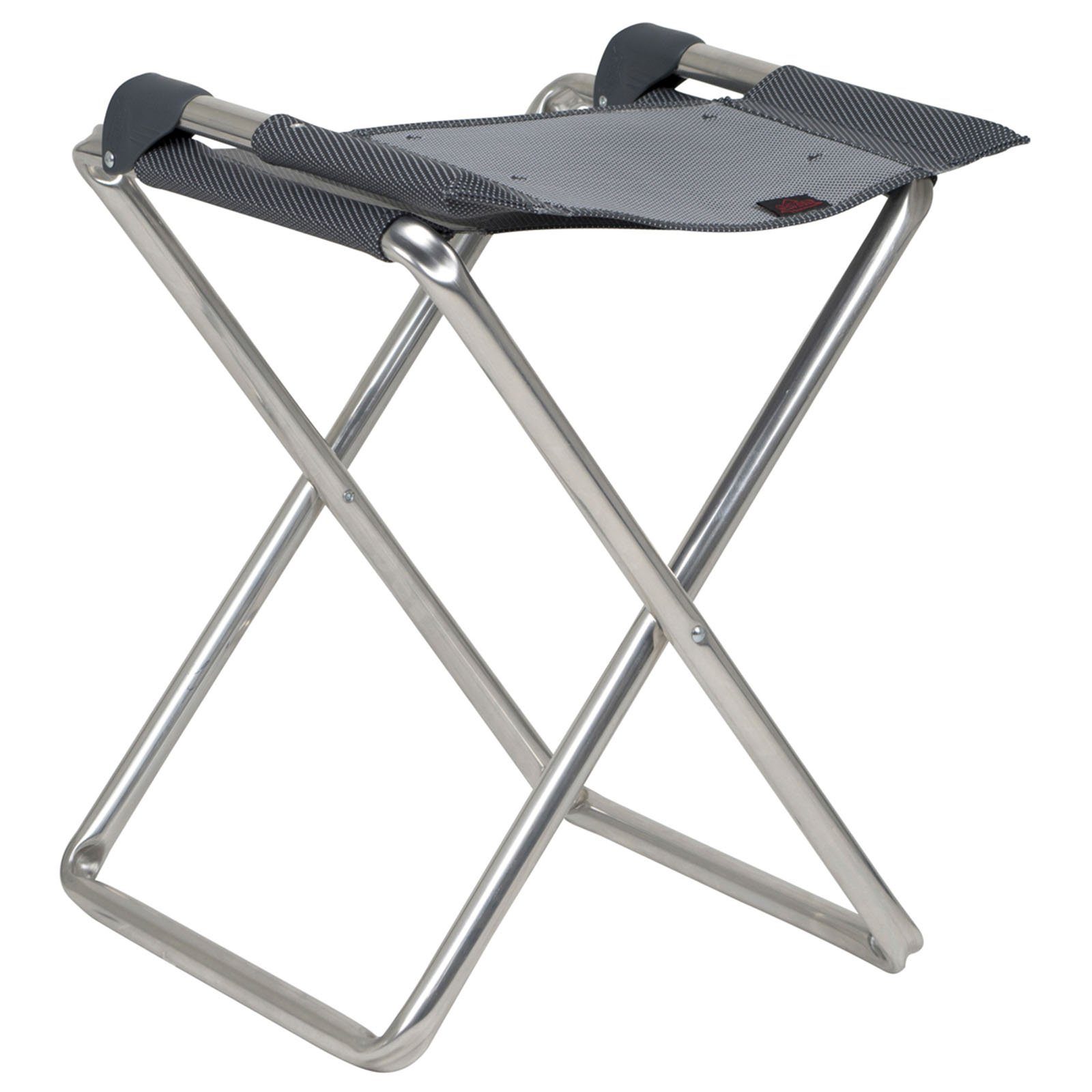 Crespo Campnghocker Falthocker AL304 Campng Stuhl, Klappbar Angel Hocker Sitz Alu Rueckenlehne