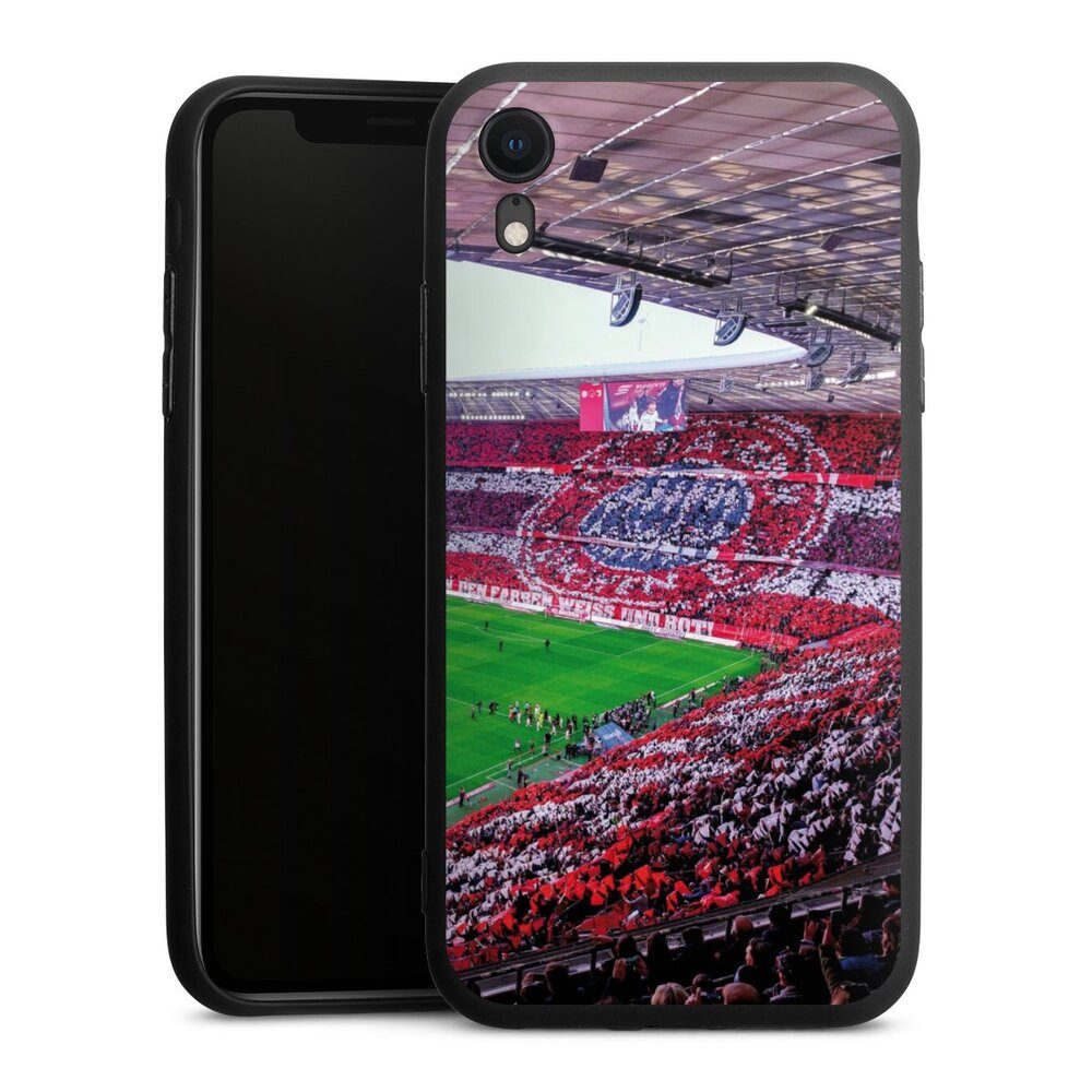 DeinDesign Handyhülle FCB Stadion FC Bayern München FCB Stadion Tribüne, Apple iPhone Xr Silikon Hülle Premium Case Handy Schutzhülle