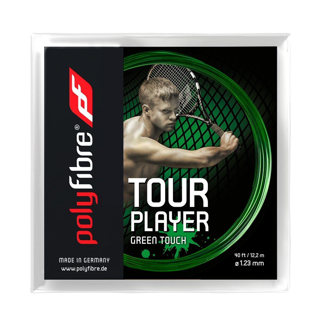 Tennissaite Tour Player Touch 1.23 grün 12m Set