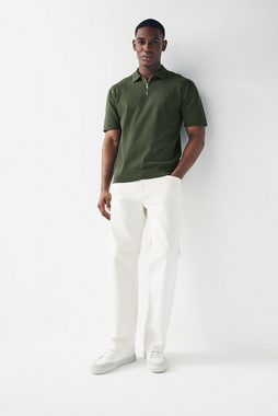 Next Poloshirt Regular Fit Strick-Polohemd mit Reißverschluss (1-tlg)