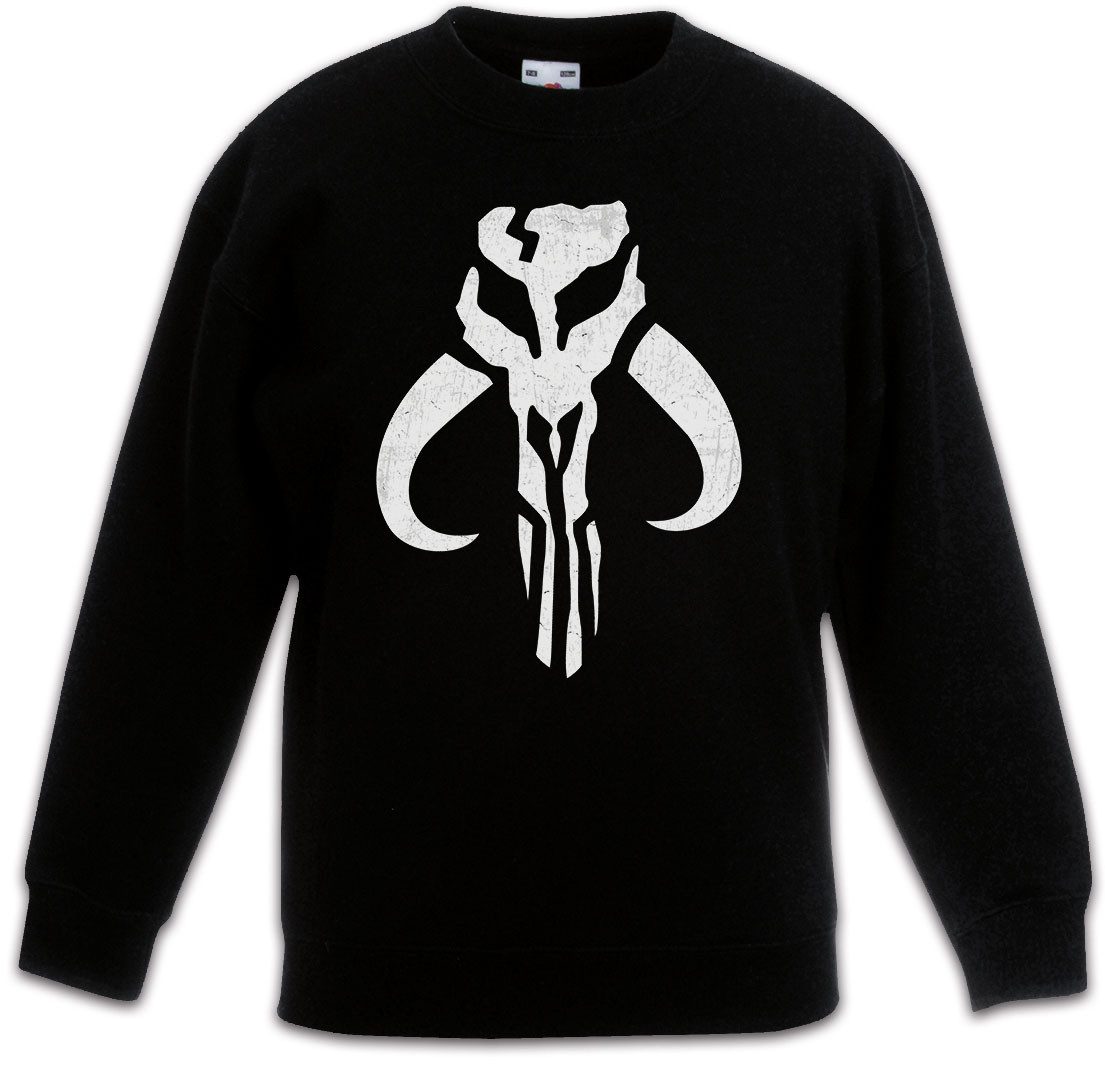 Sweatshirt Star Skull Logo Kinderpullover Rebels Krieg Mandalorian Rebellion Star